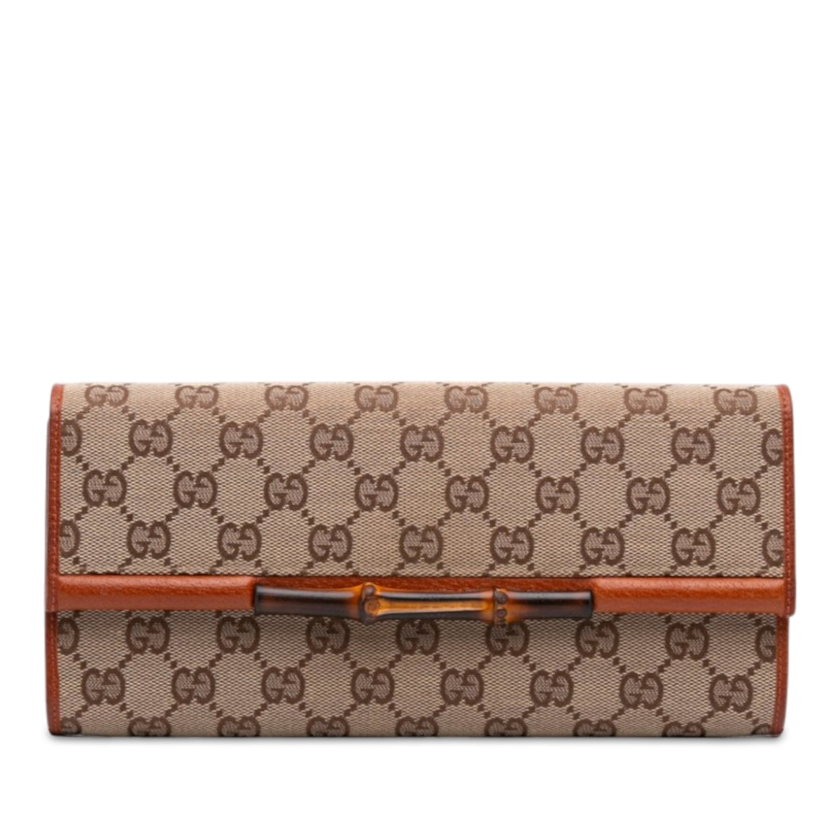 Gucci GG Canvas Bamboo Bar Crossbody
