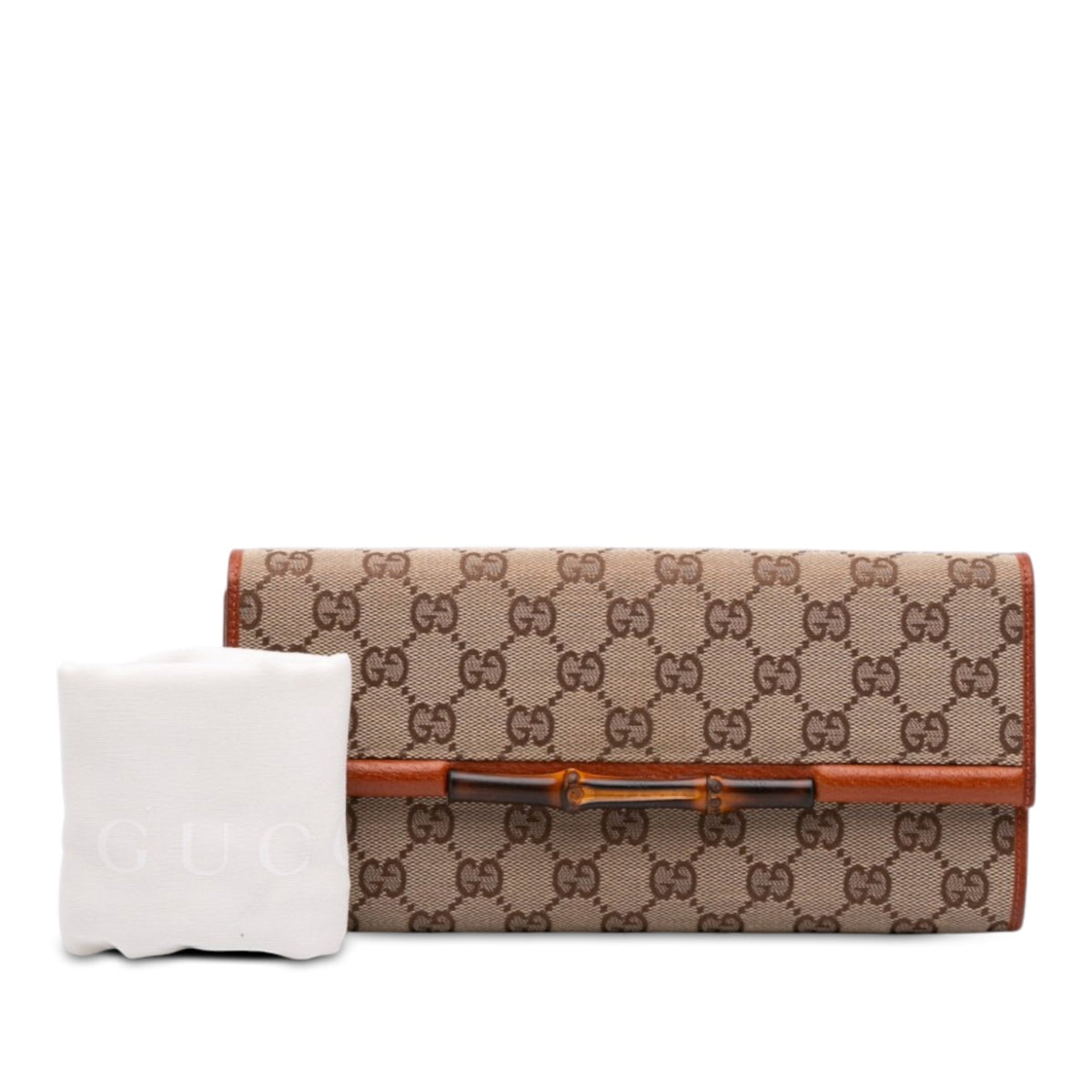 Gucci GG Canvas Bamboo Bar Crossbody