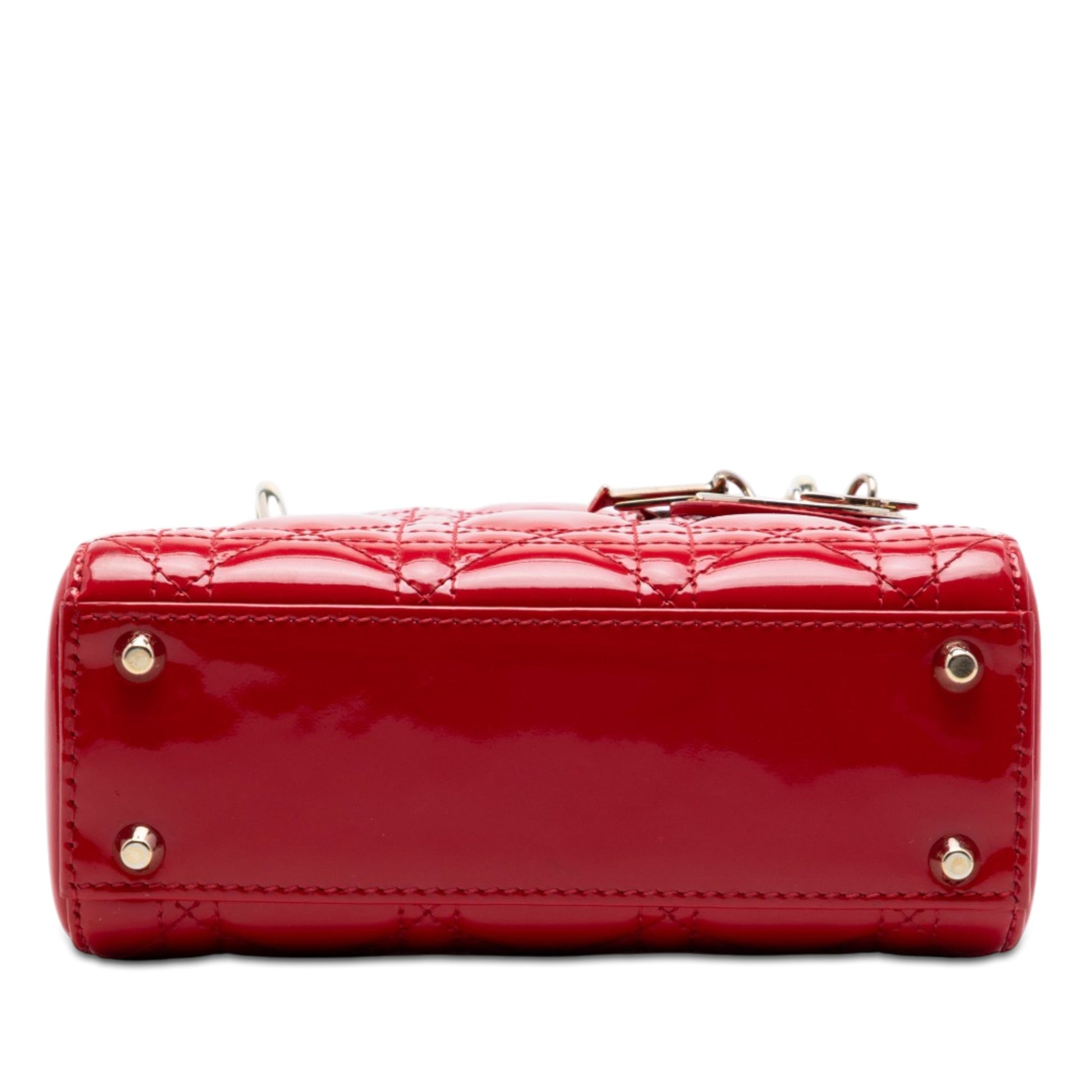 Dior Mini Patent Cannage Lady Dior