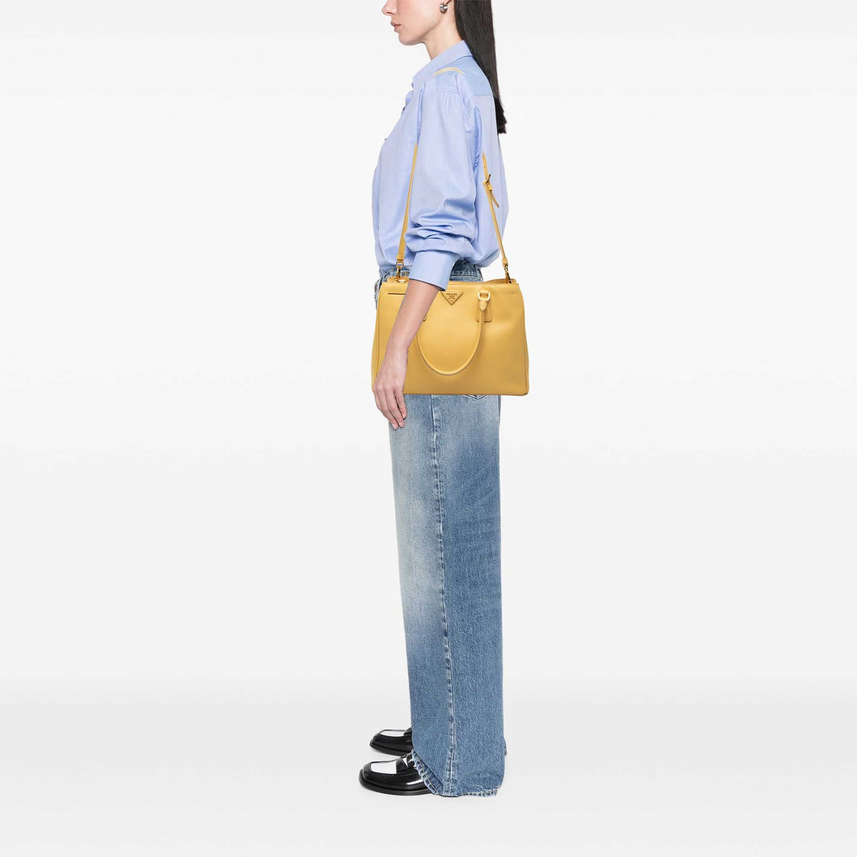 Prada Small Saffiano Lux Gardeners Tote