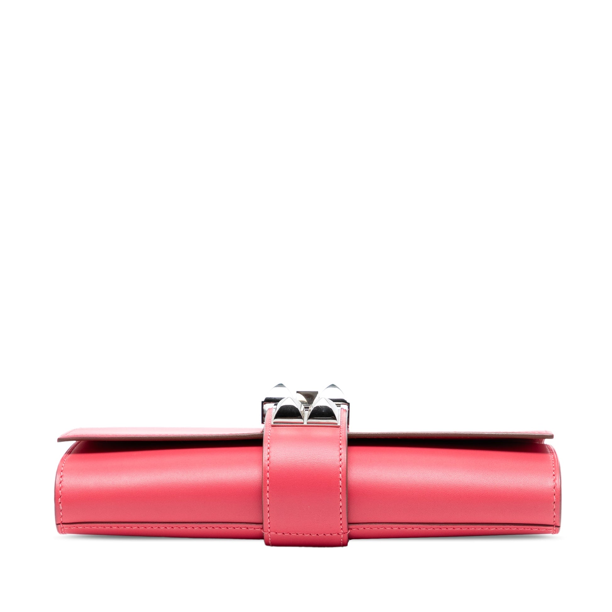 Hermès Tadelakt Medor Clutch 23
