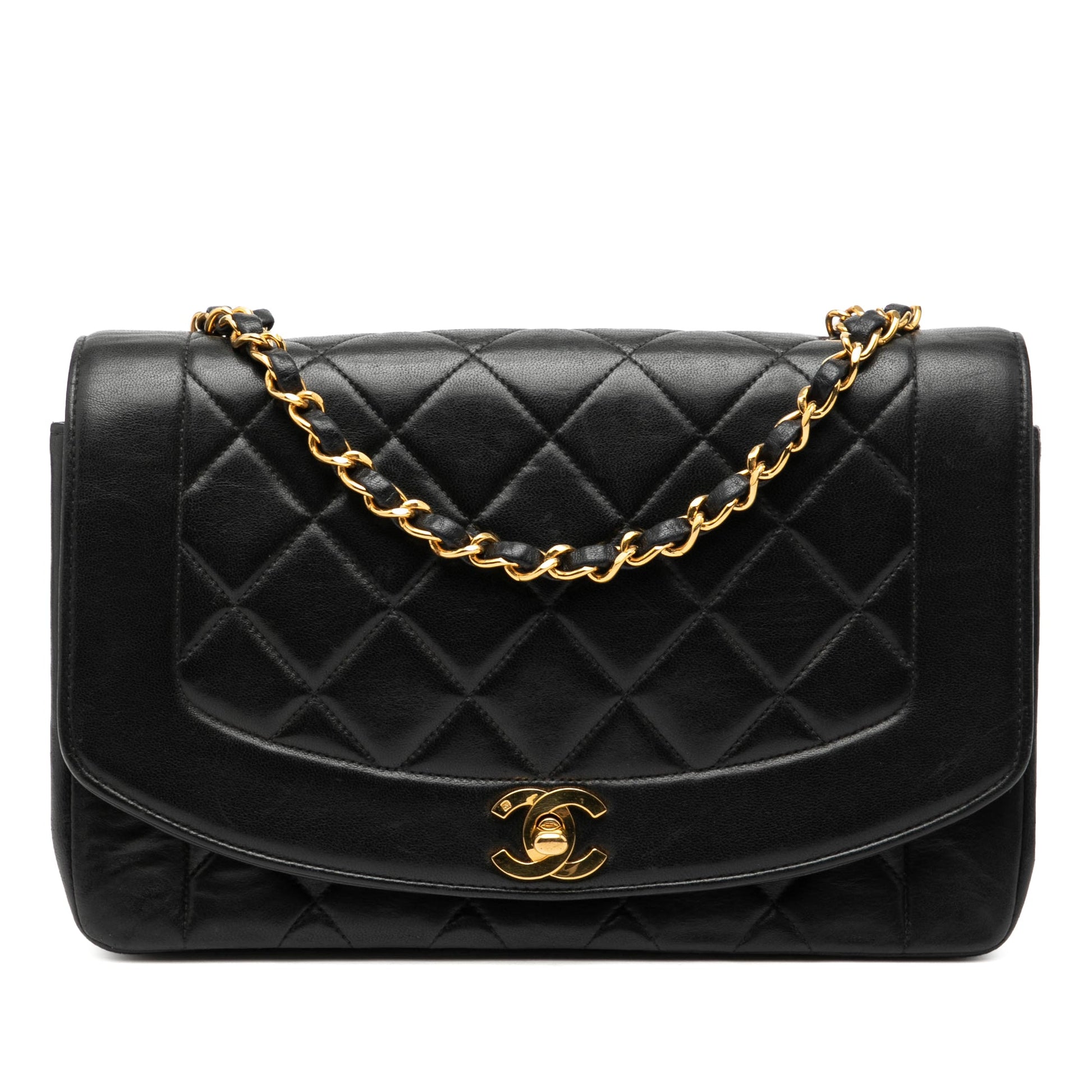 Chanel Medium Lambskin Diana Flap
