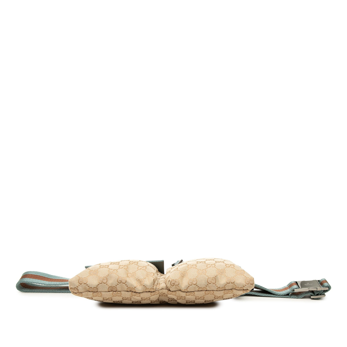 Gucci GG Canvas Web Double Pocket Belt Bag