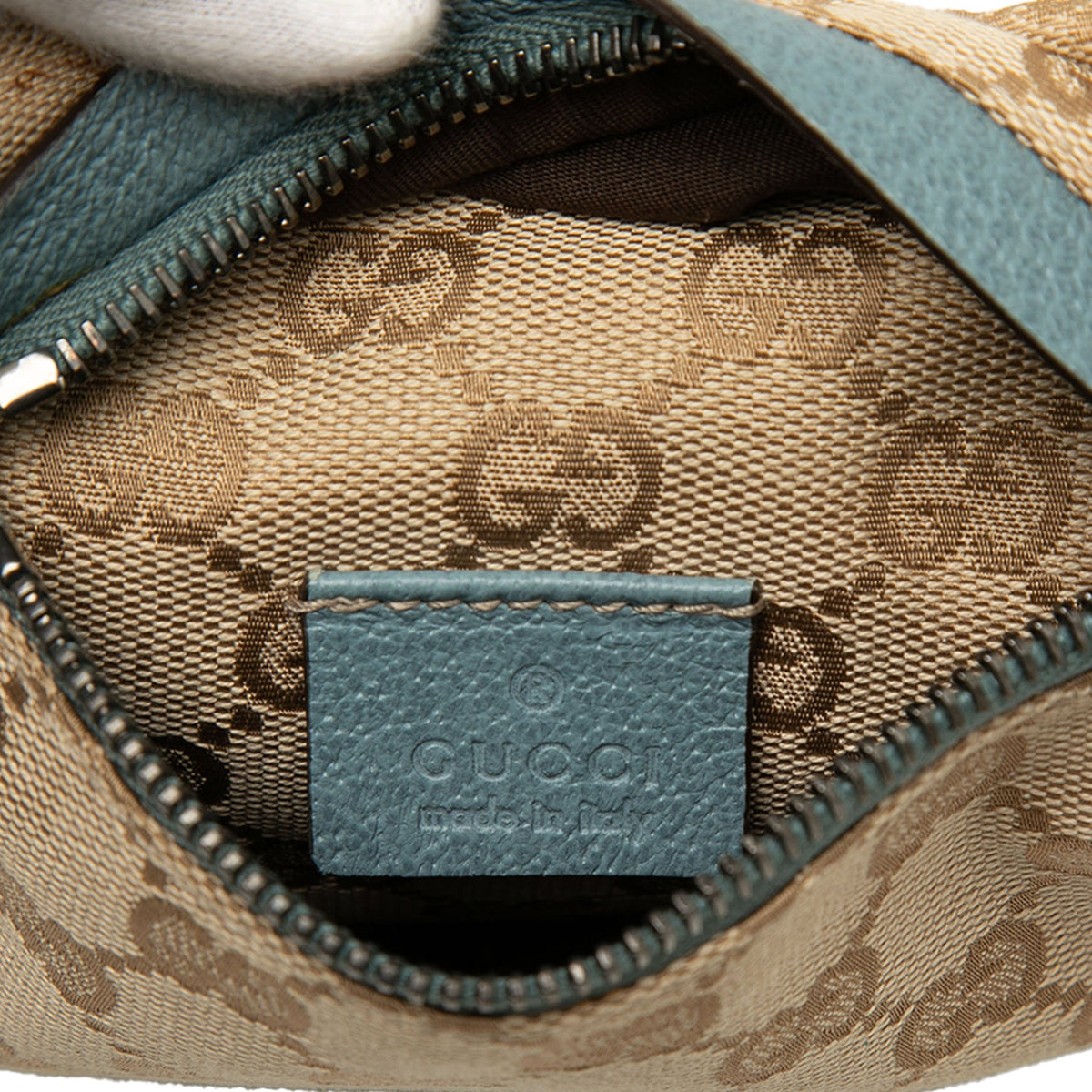 Gucci GG Canvas Web Double Pocket Belt Bag
