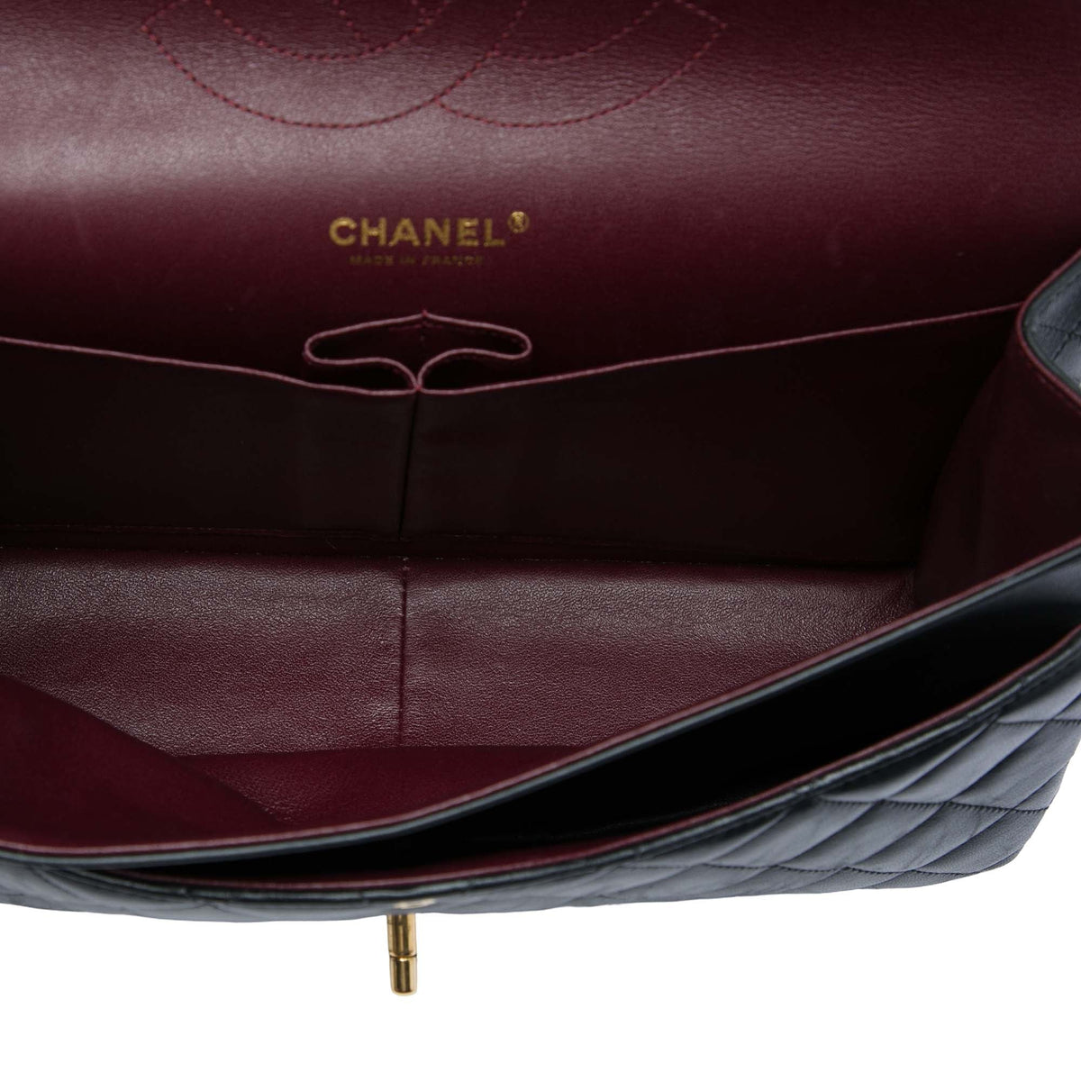 Chanel Jumbo Classic Lambskin Double Flap — Black