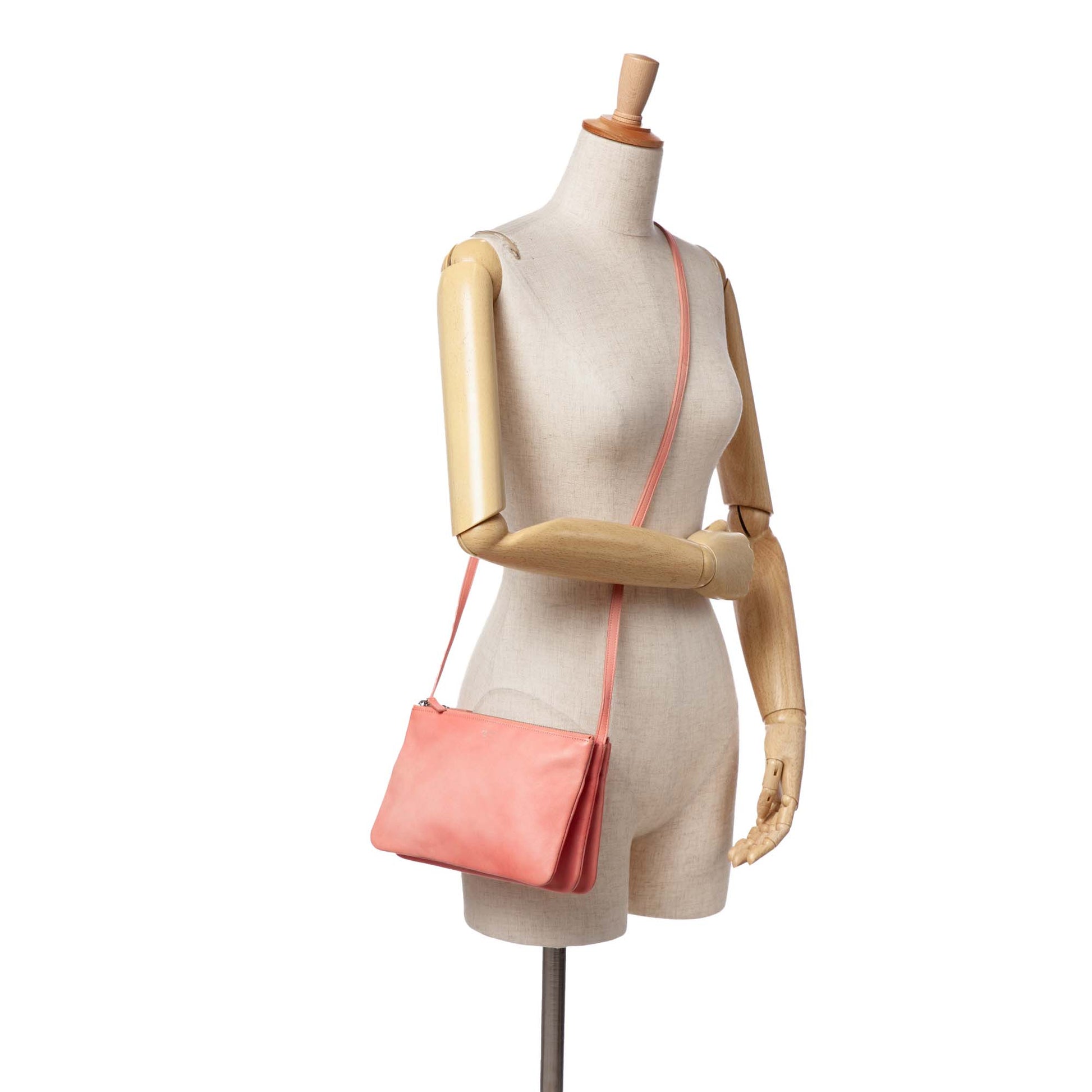 Celine Small Lambskin Trio Crossbody