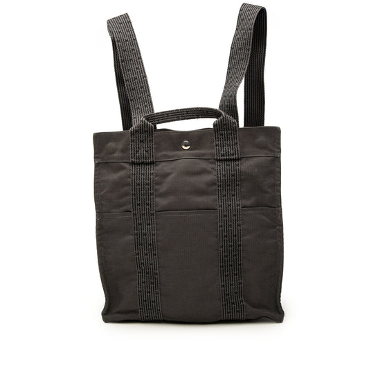 Hermès Canvas Herline Backpack MM