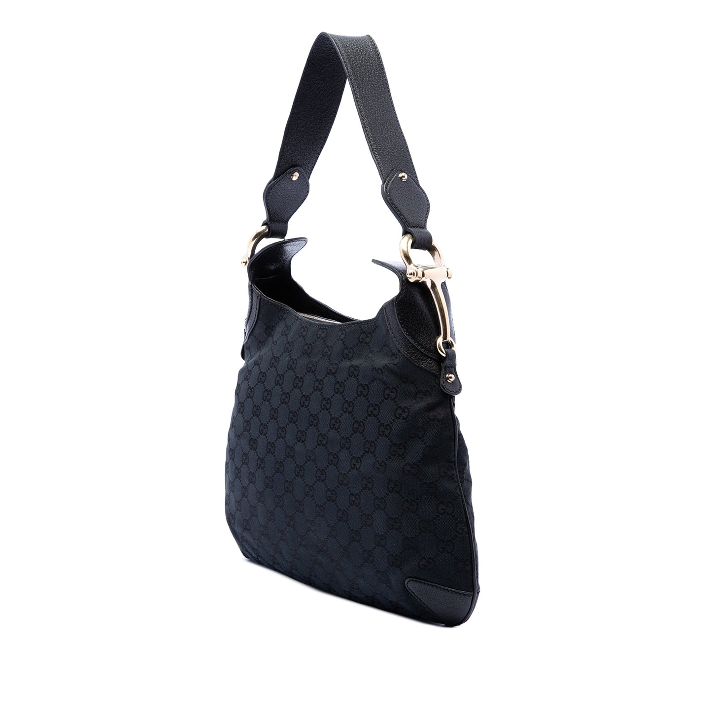 Gucci GG Canvas Horsebit Creole Hobo