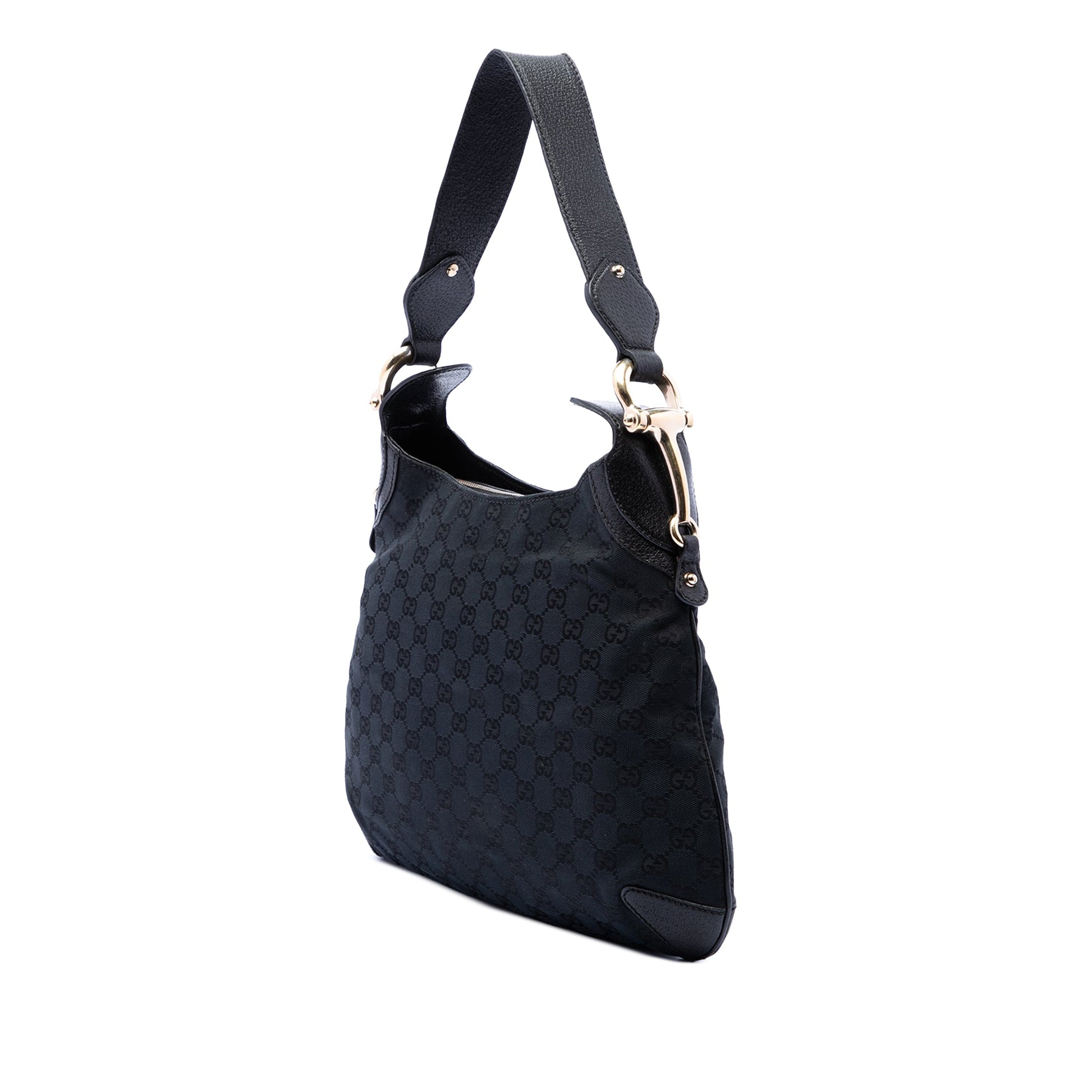 Gucci GG Canvas Horsebit Creole Hobo