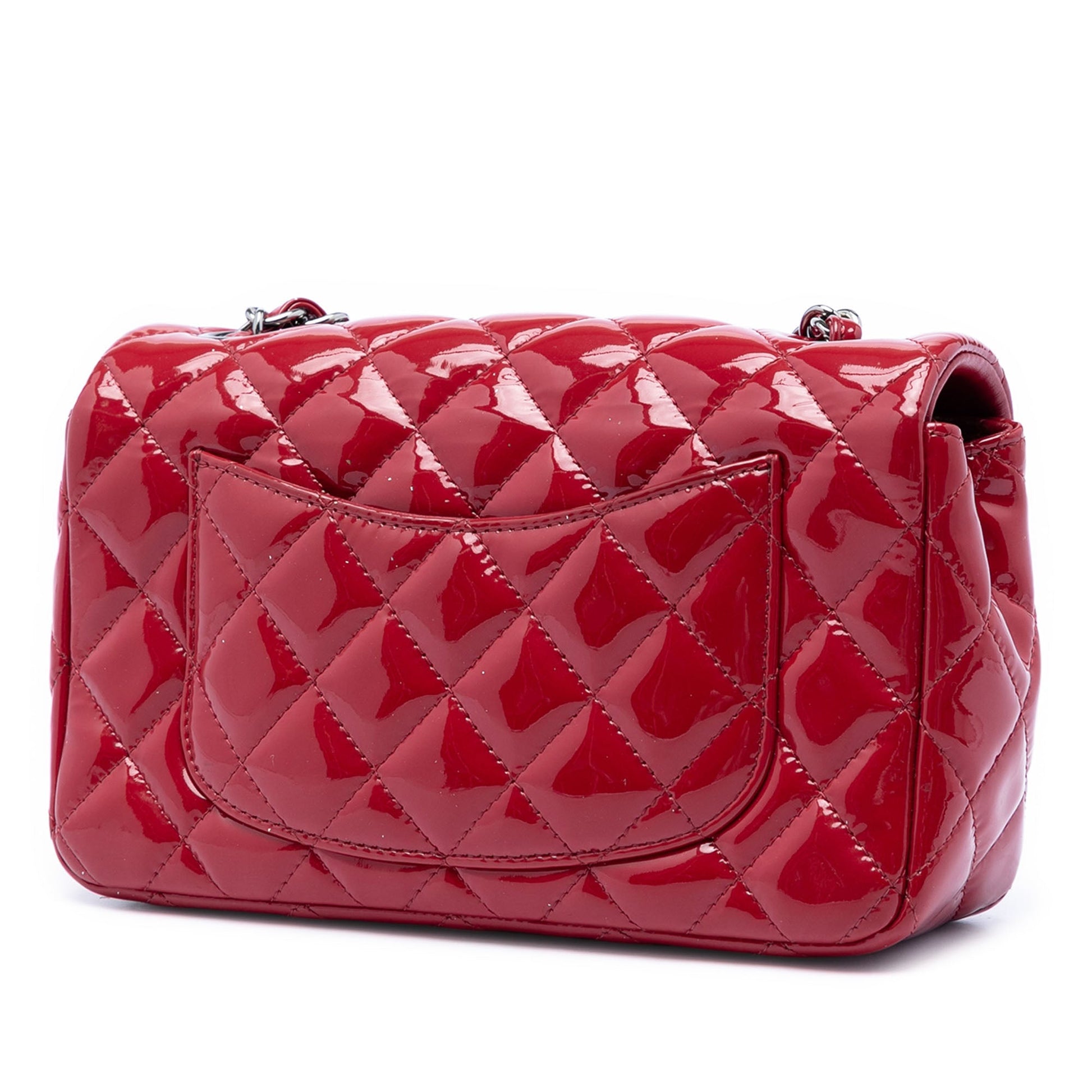 Chanel Mini Rectangular Classic Patent Single Flap