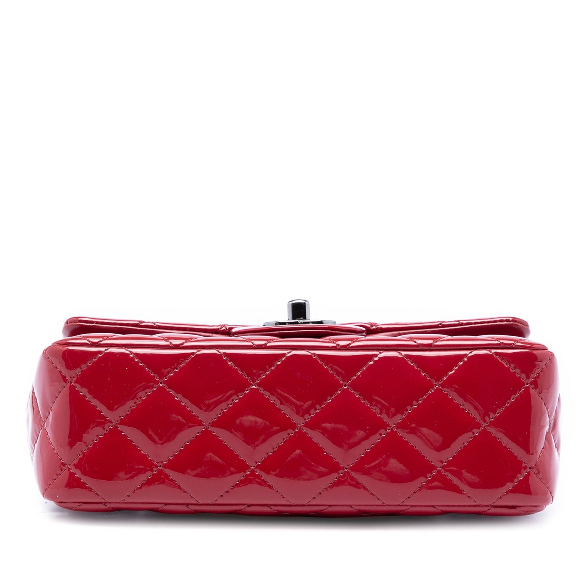 Chanel Mini Rectangular Classic Patent Single Flap