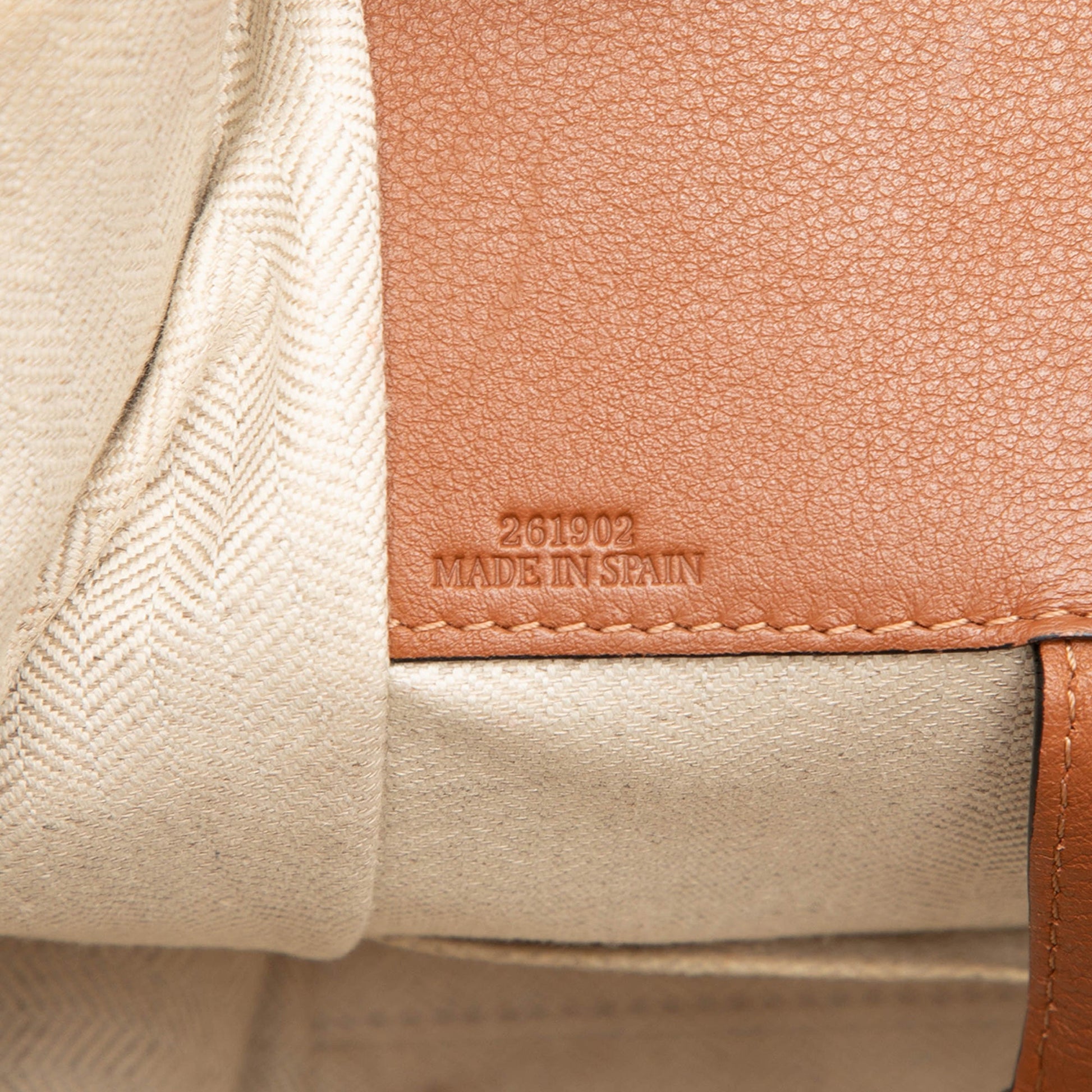 LOEWE Small Tricolor Soft Grained Calfskin Hammock Bag