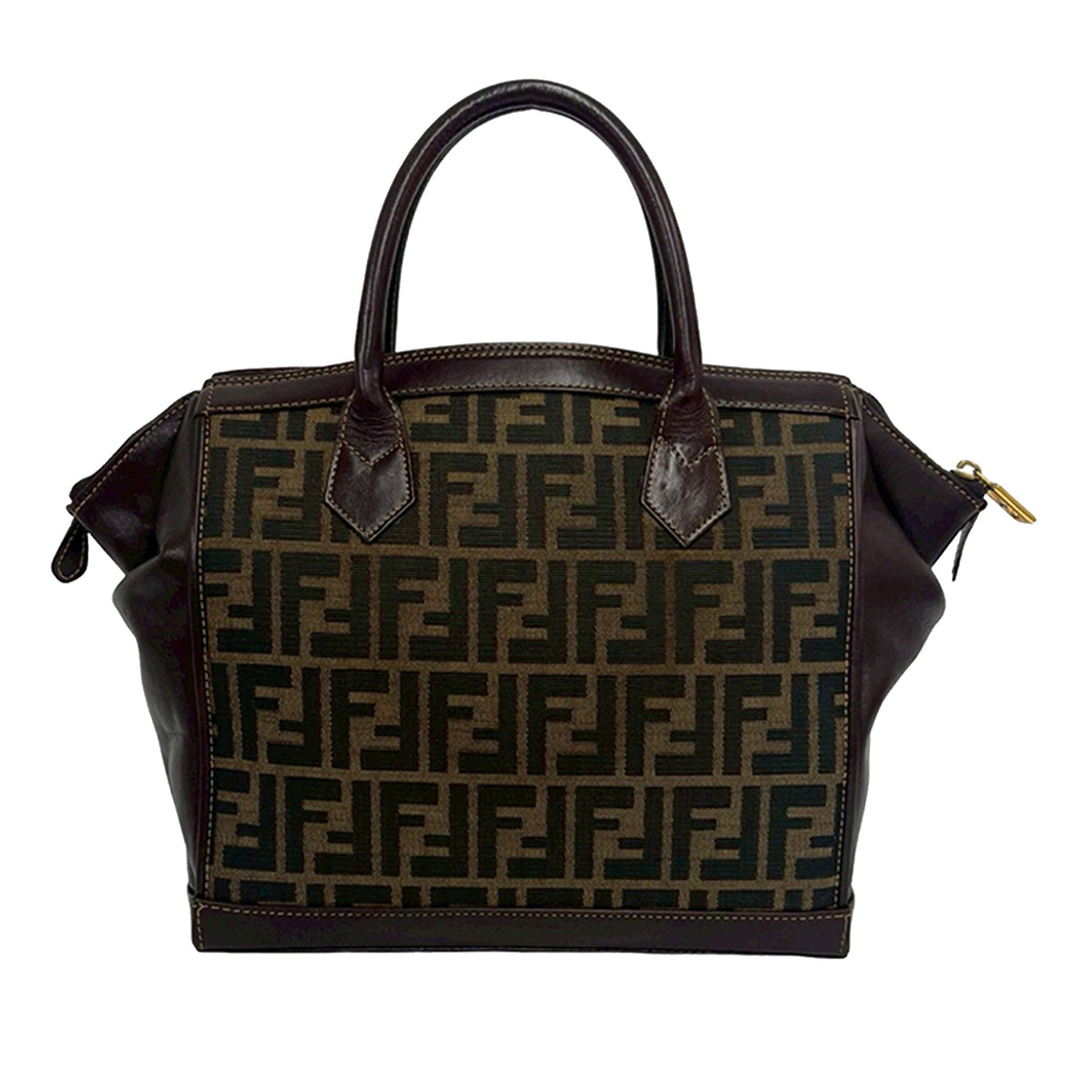 Fendi Zucca Canvas Satchel