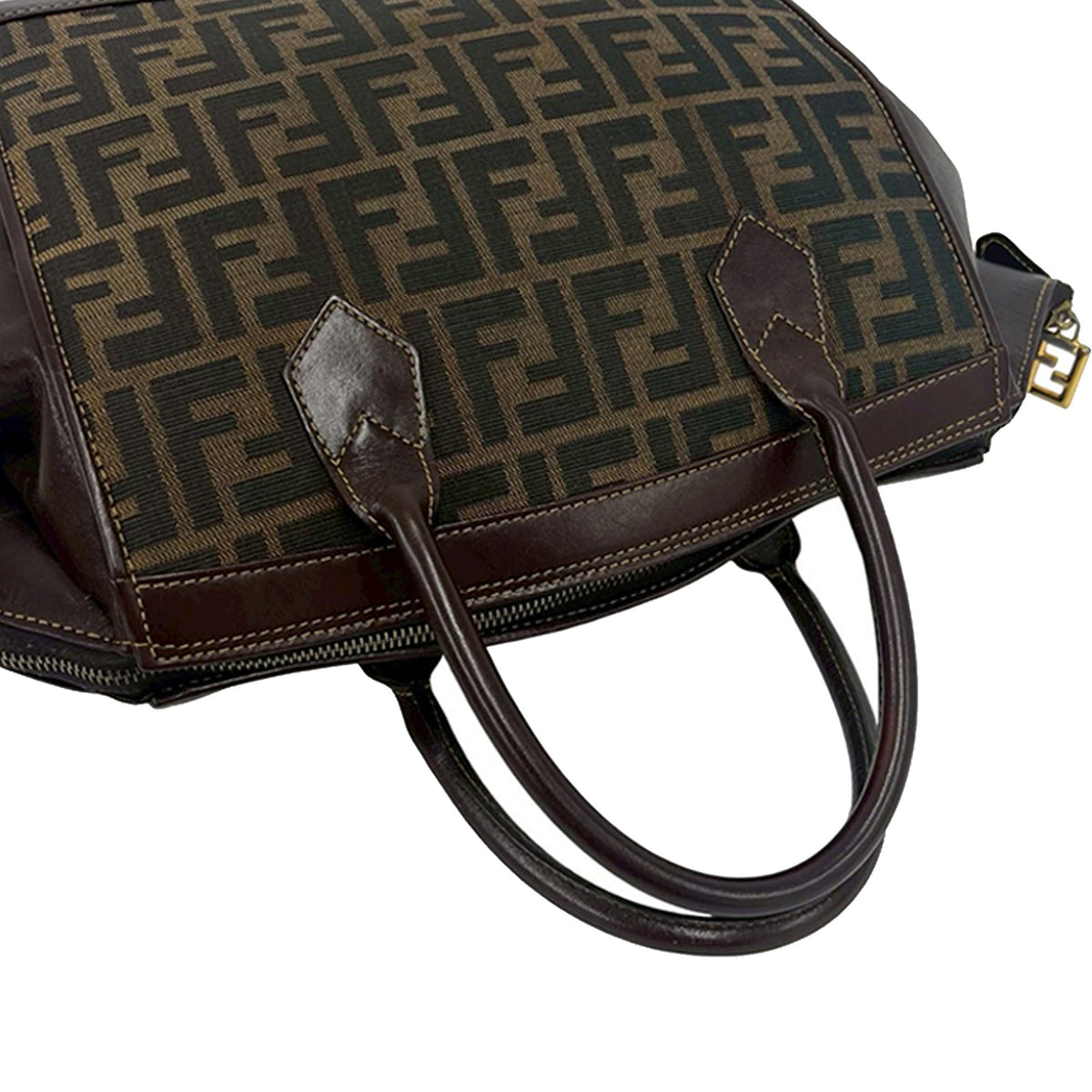 Fendi Zucca Canvas Satchel