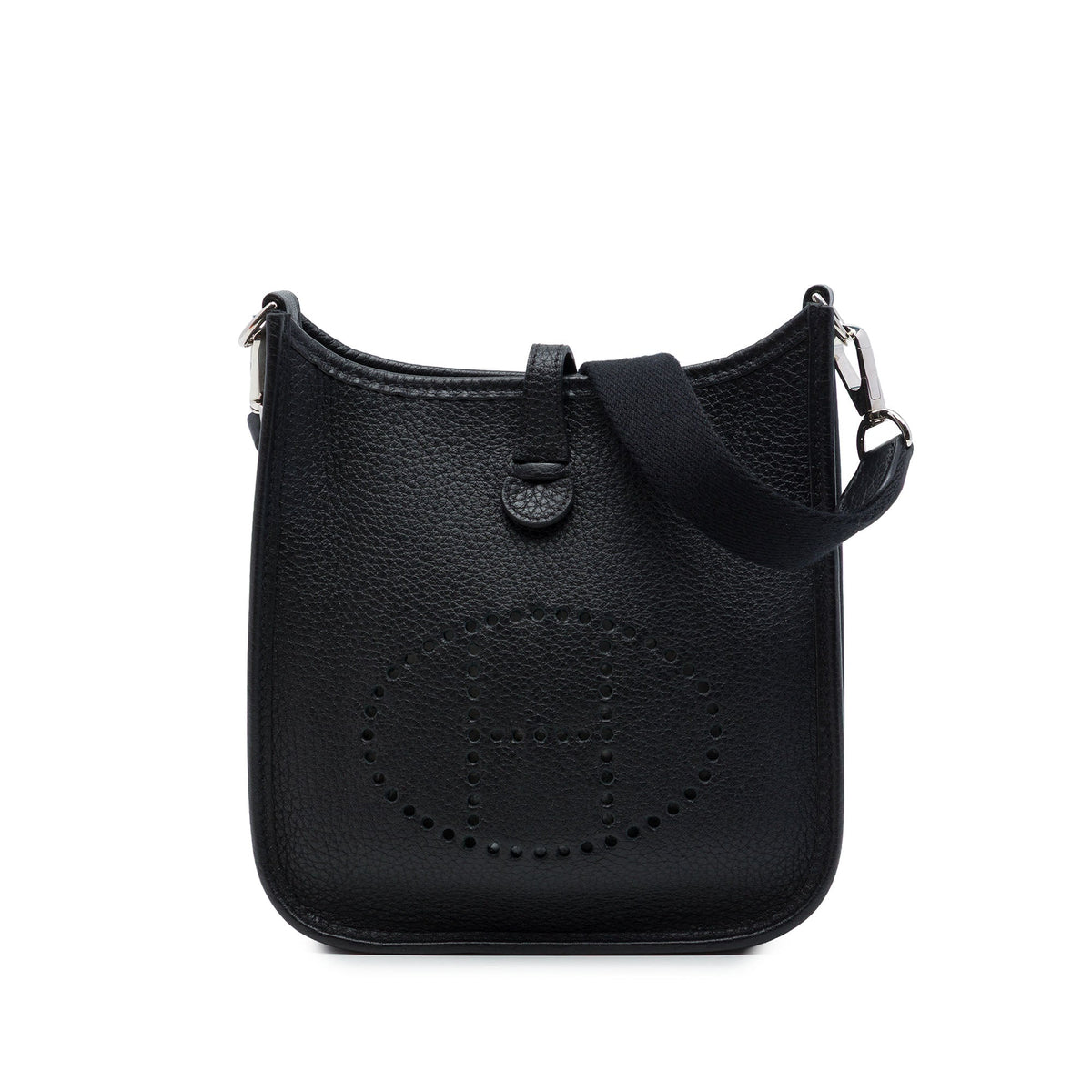 Hermès Clemence Evelyne I 16 Amazone — Black