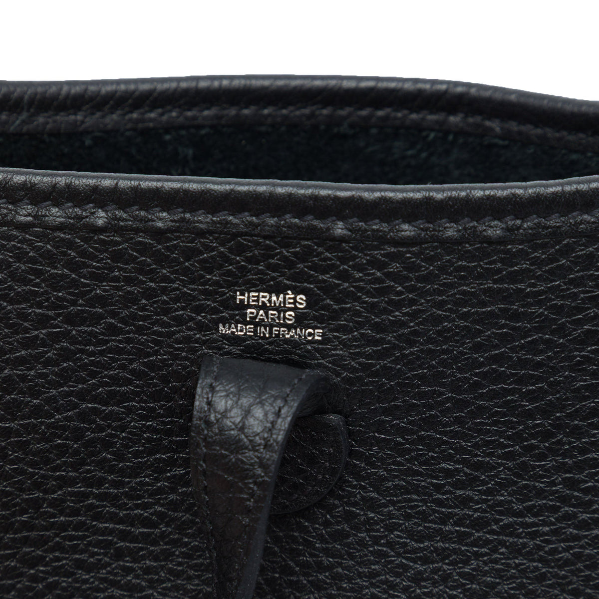Hermès Clemence Evelyne I 16 Amazone — Black