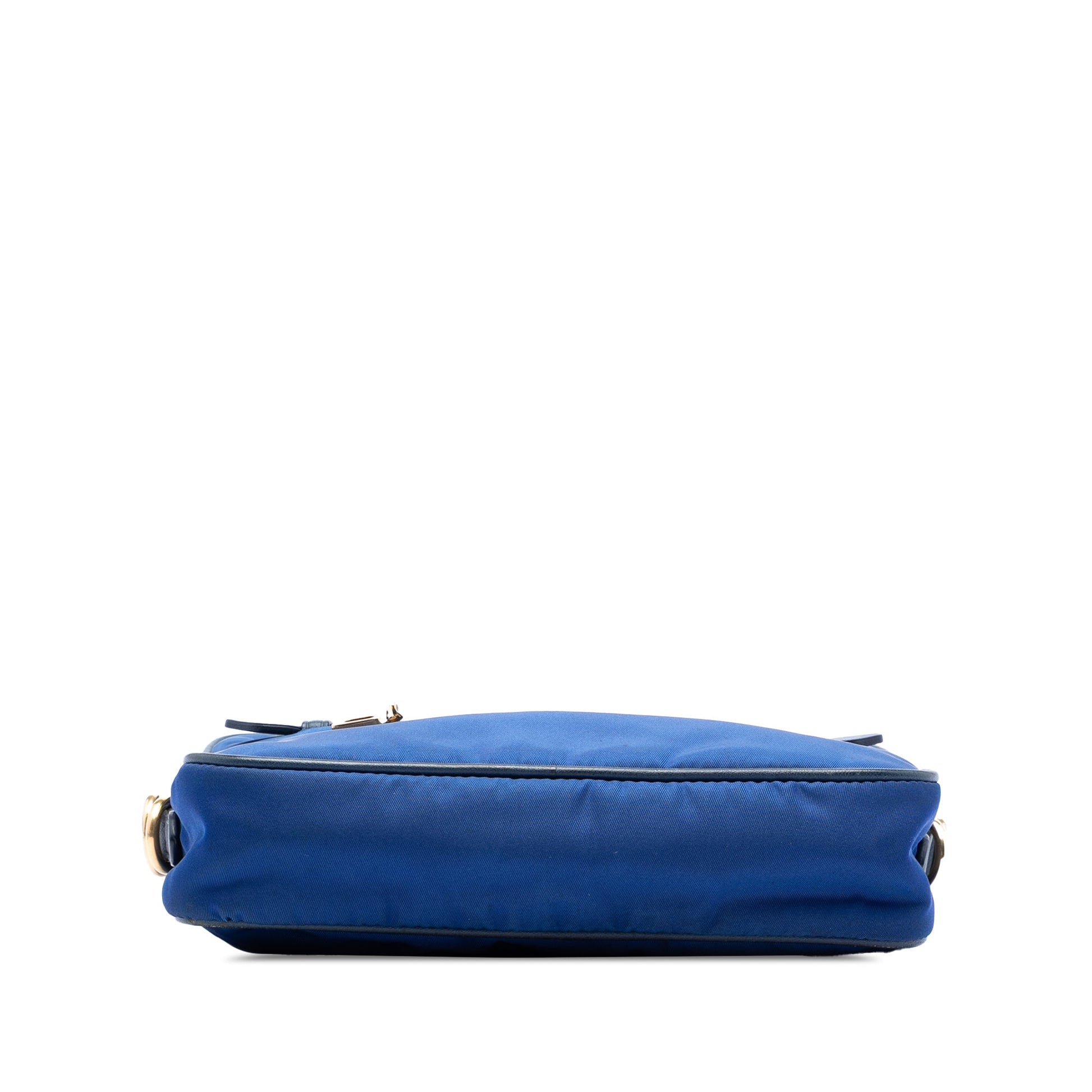 Prada Saffiano Trimmed Tessuto Camera Bag