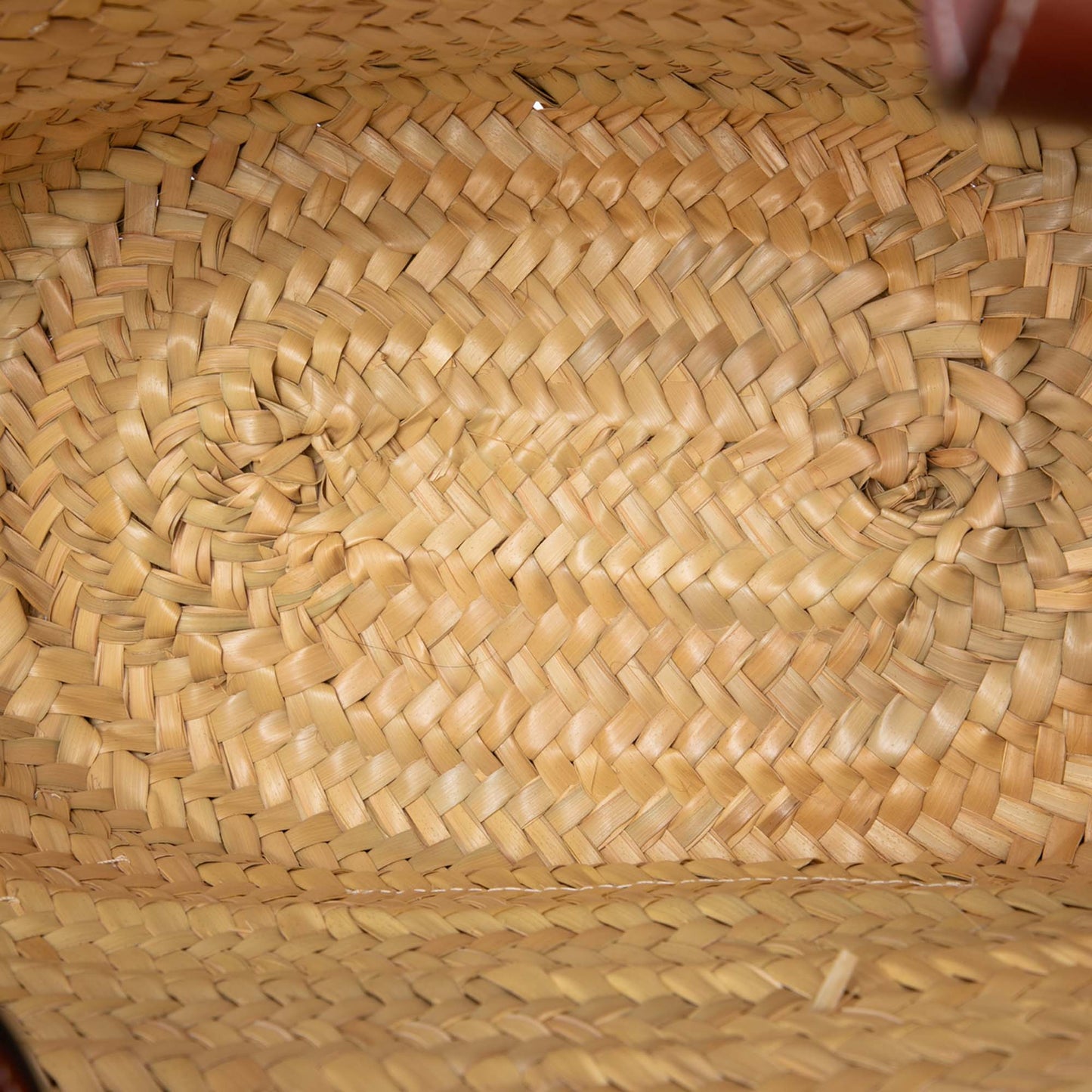 LOEWE Large Floral Embroidered Raffia Basket Tote