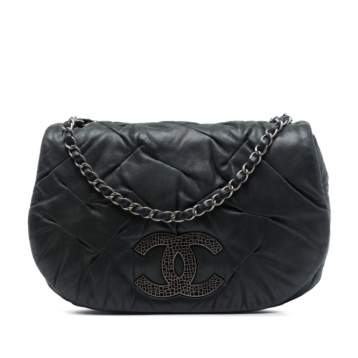 Chanel Iridescent Calfskin East Glint Flap