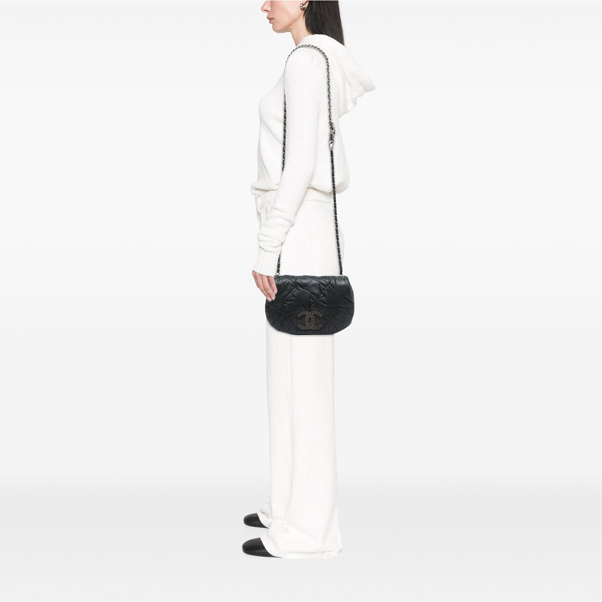 Chanel Iridescent Calfskin East Glint Flap