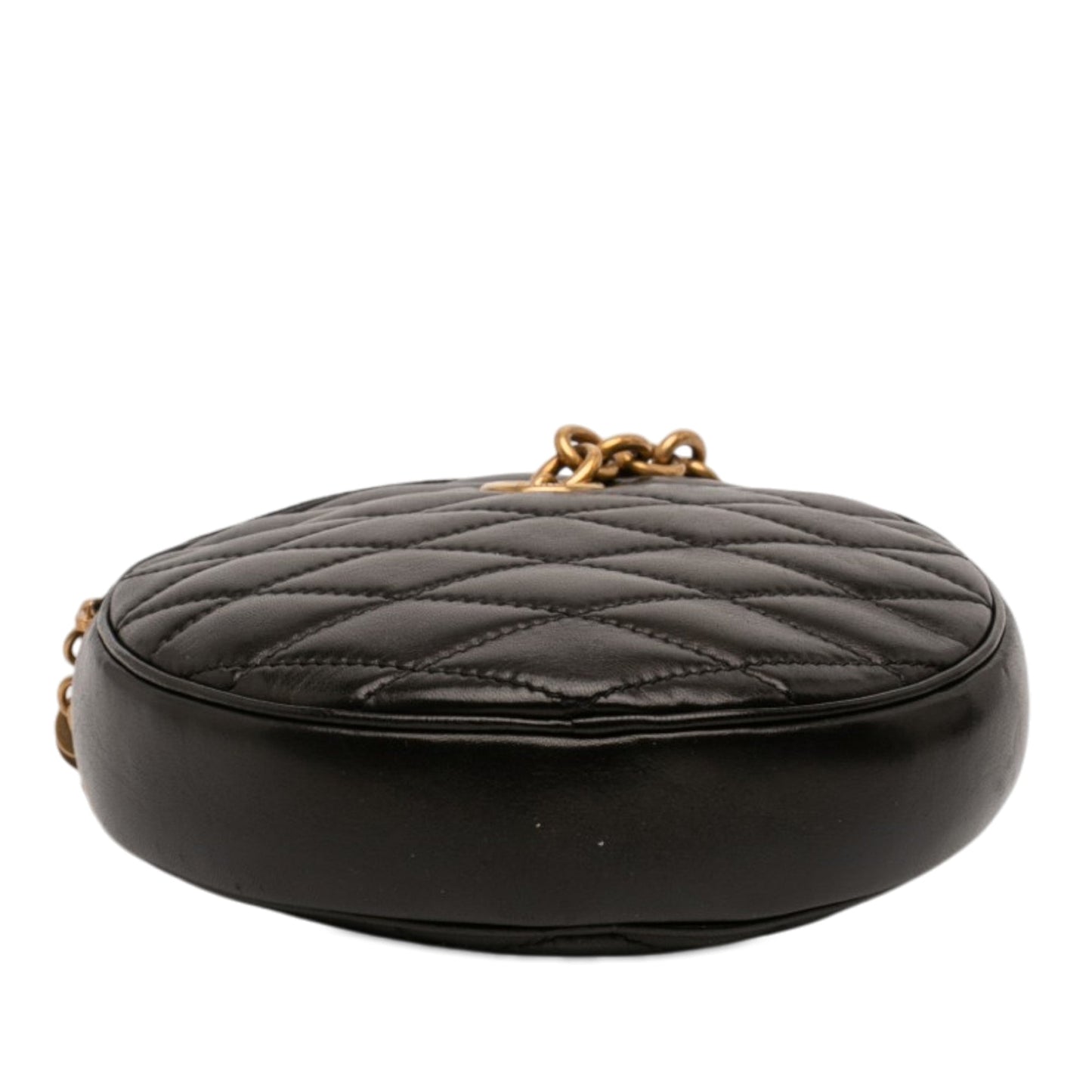 Saint Laurent Quilted Le Maillon Round Tassel Chain Crossbody
