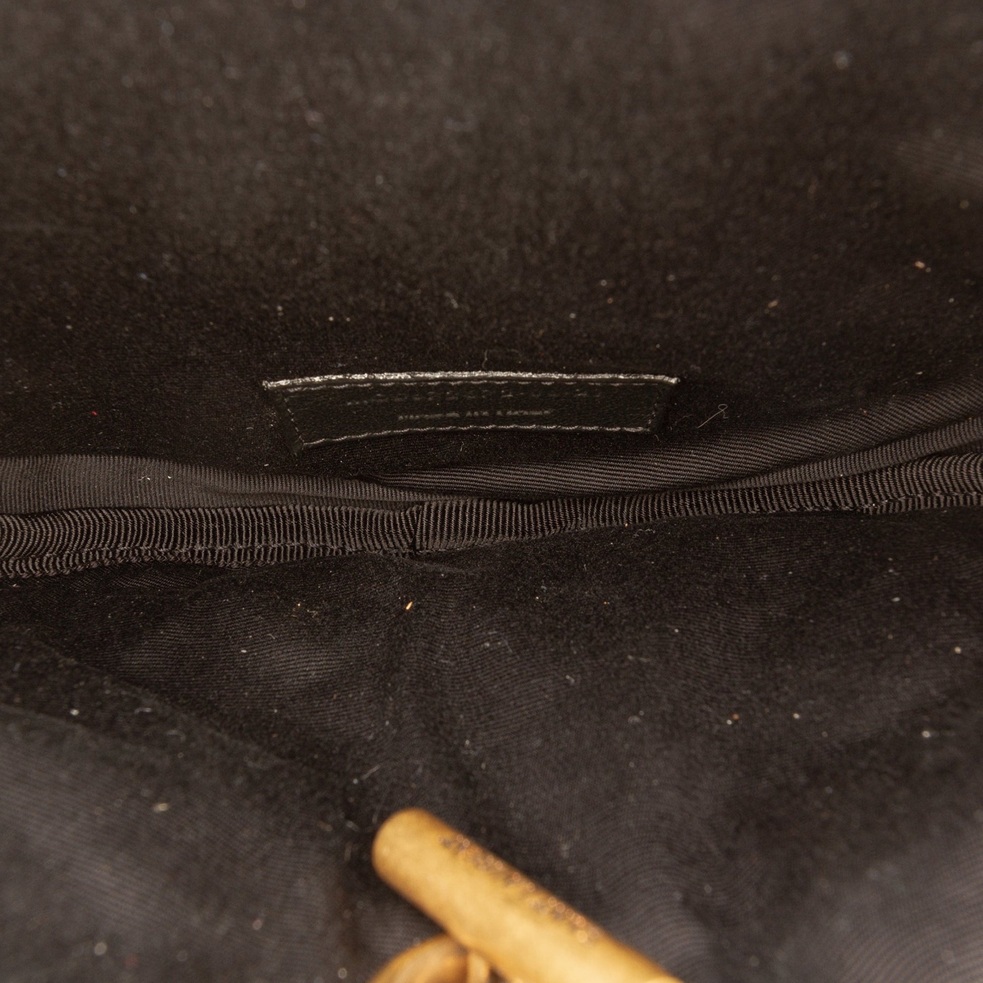 Saint Laurent Quilted Le Maillon Round Tassel Chain Crossbody