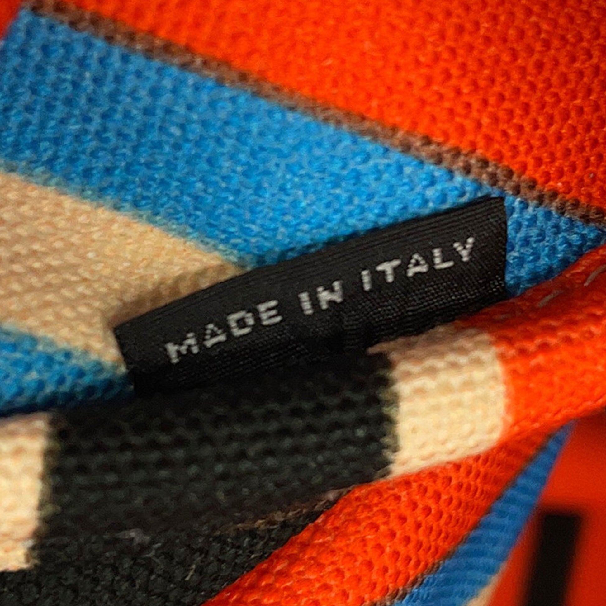 Prada Canvas Canapa Baiadera Triangle Logo Shoulder Bag