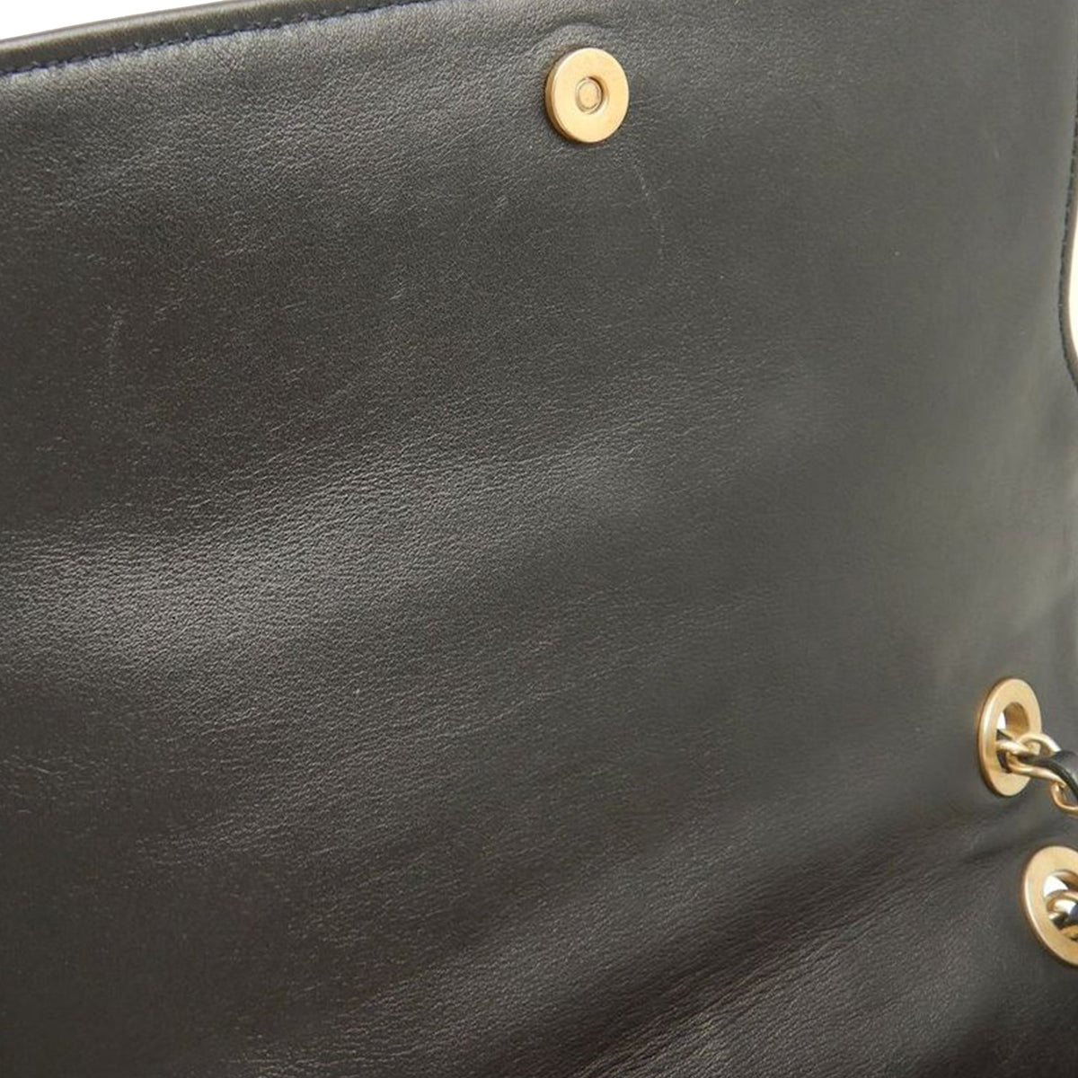 Chanel Medium Quilted Lambskin Logo Enchained Flap