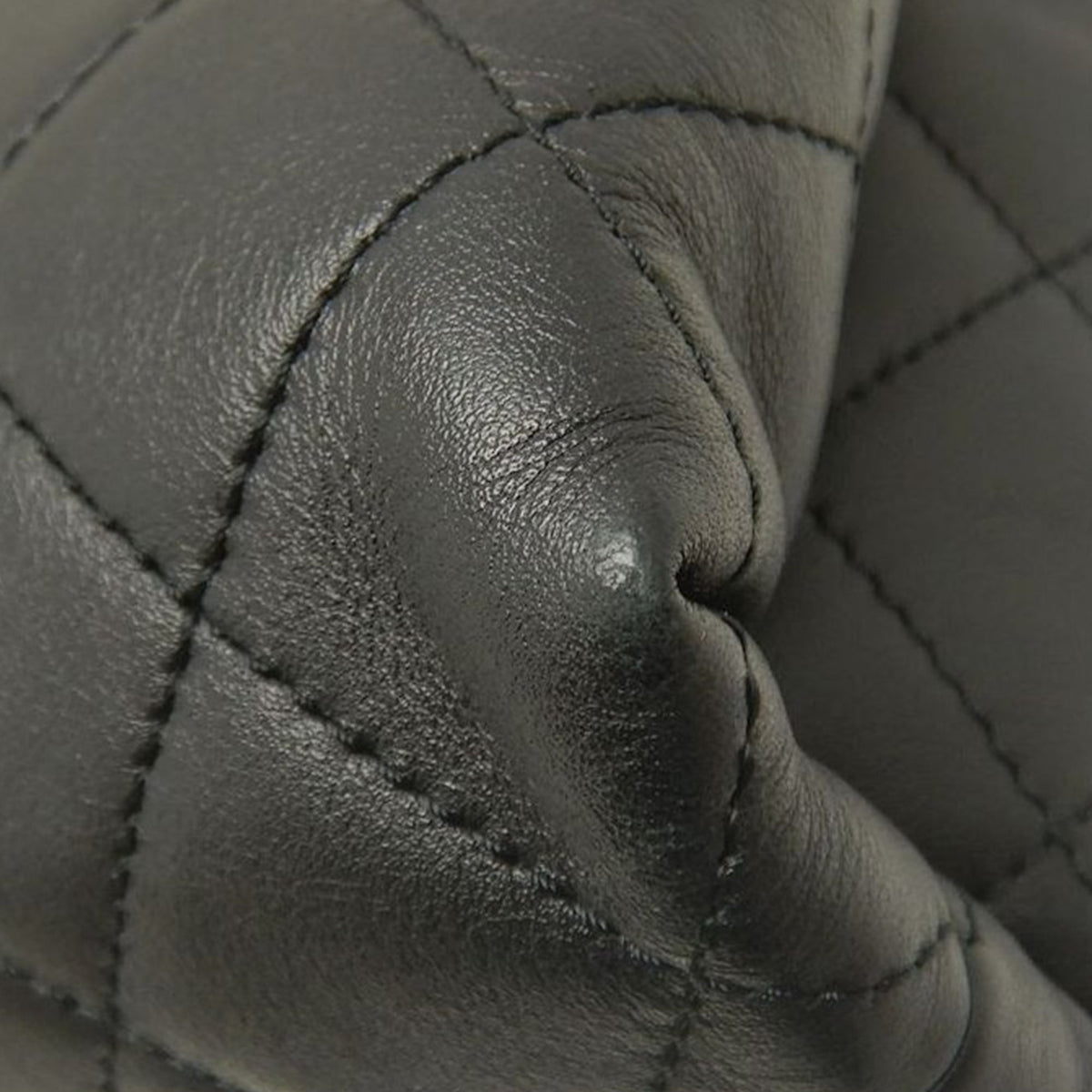 Chanel Medium Quilted Lambskin Logo Enchained Flap
