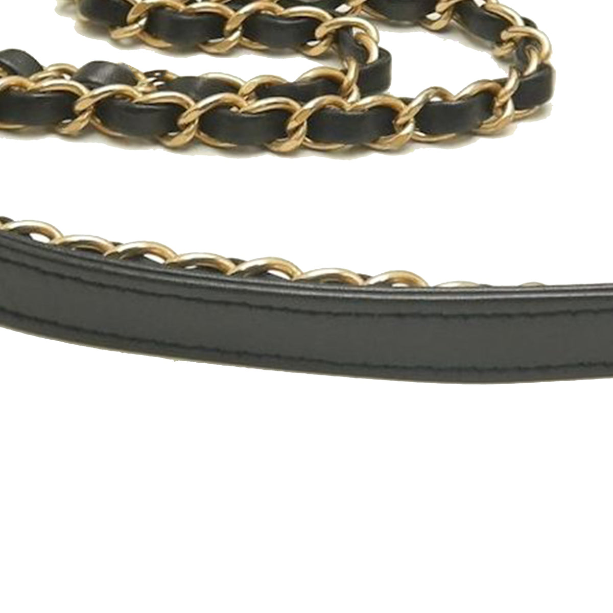 Chanel Medium Quilted Lambskin Logo Enchained Flap