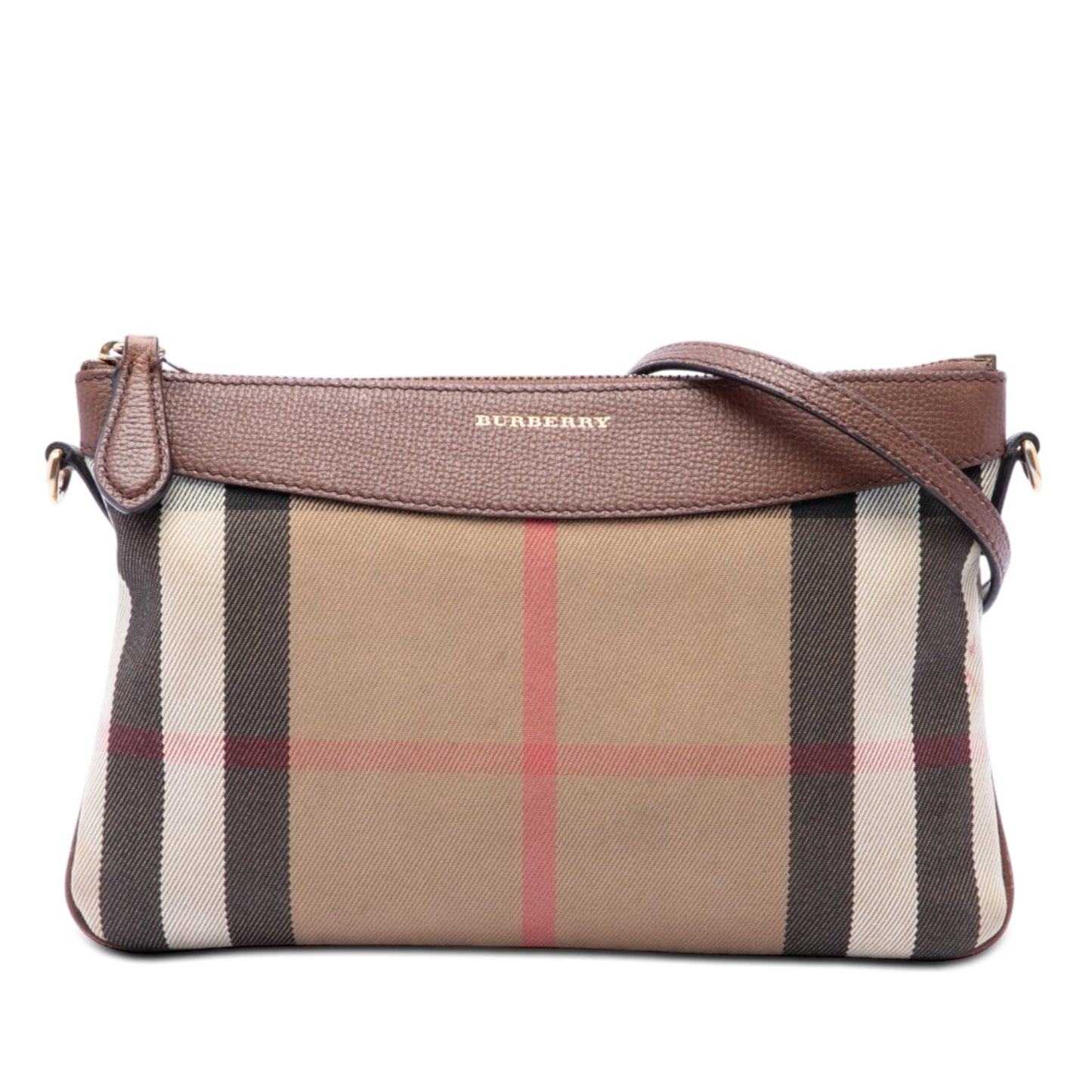 Burberry House Check Canvas Derby Peyton Crossbody