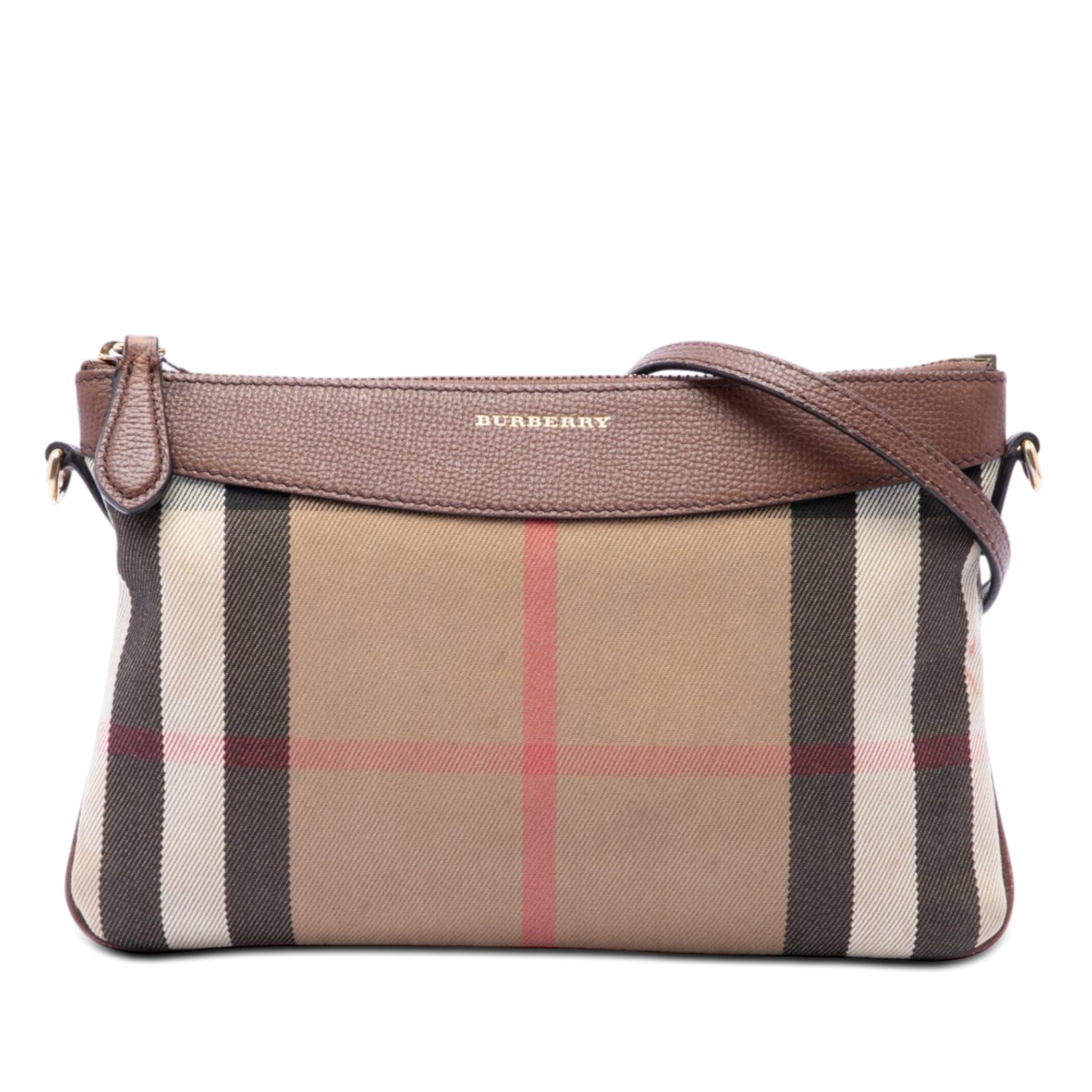 Burberry House Check Canvas Derby Peyton Crossbody
