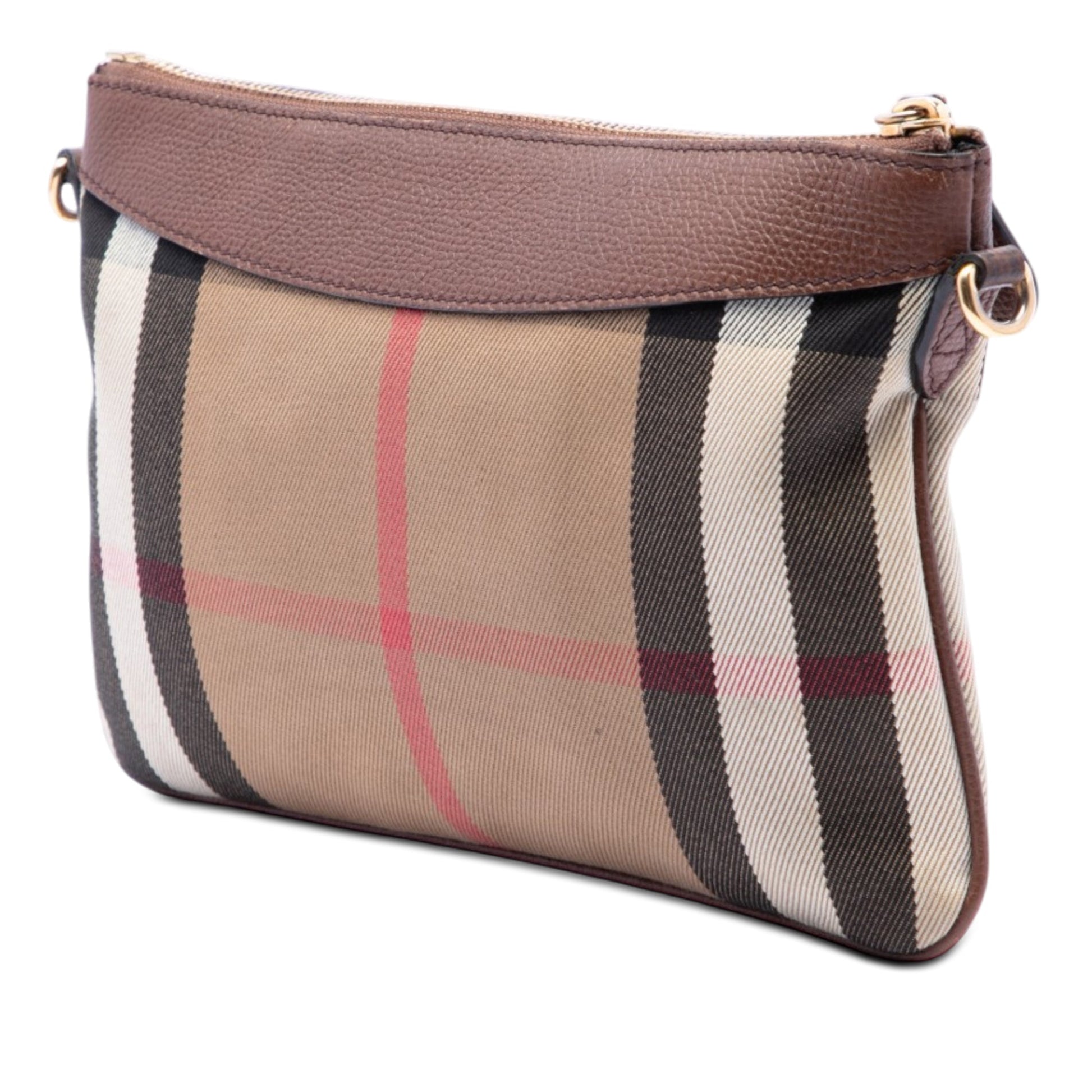 Burberry House Check Canvas Derby Peyton Crossbody