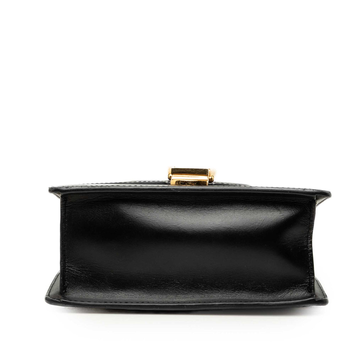 Gucci Mini Calfskin Web Sylvie Chain Satchel