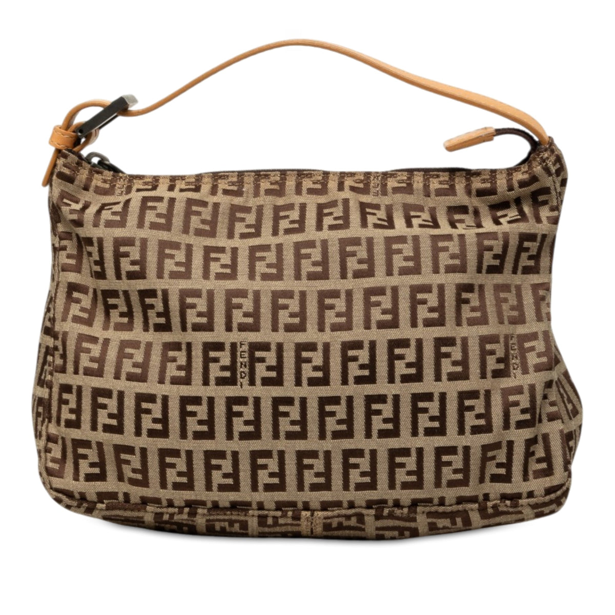 Fendi Zucchino Canvas Handbag