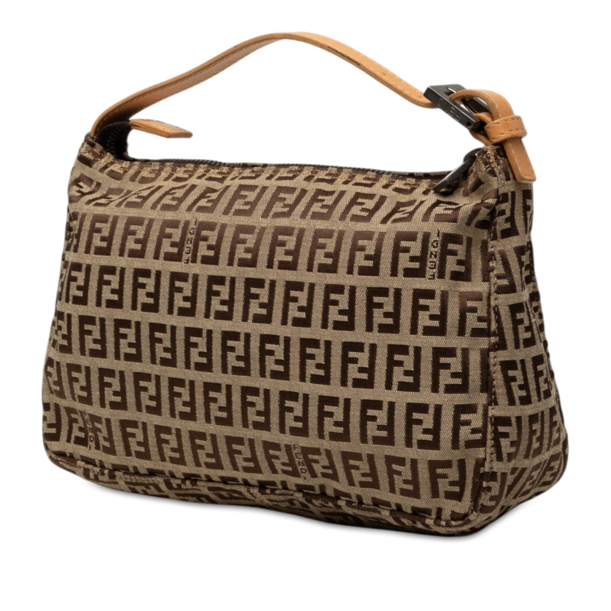 Fendi Zucchino Canvas Handbag