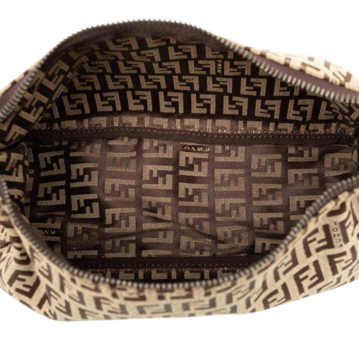 Fendi Zucchino Canvas Handbag