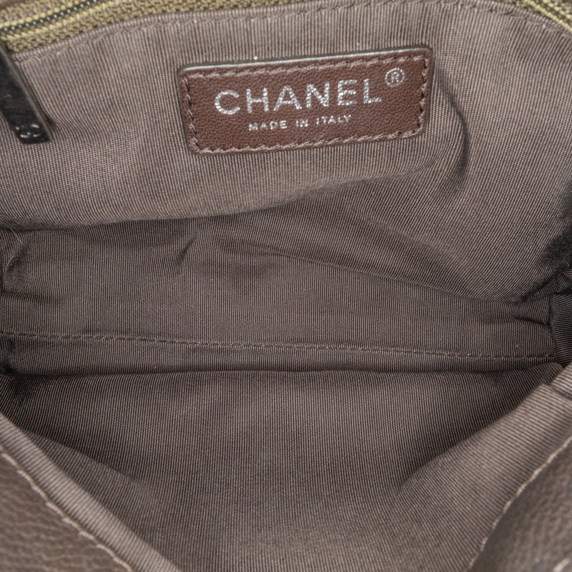 Chanel CC Quilted Caviar Crossbody