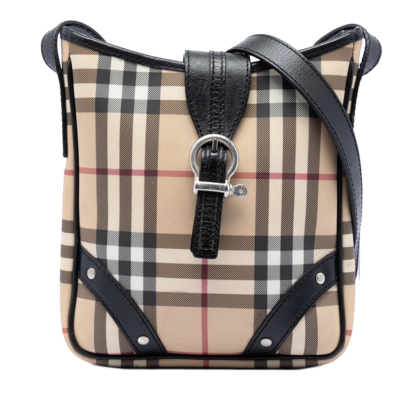 Burberry House Check Coated Canvas Crossbody