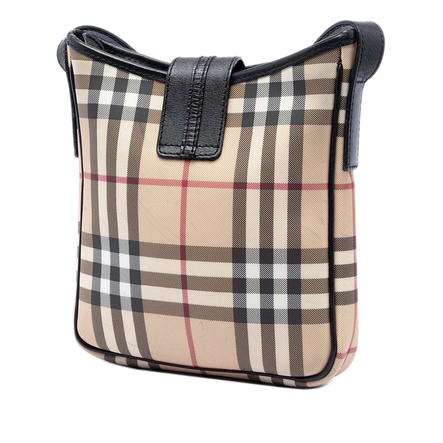 Burberry House Check Coated Canvas Crossbody