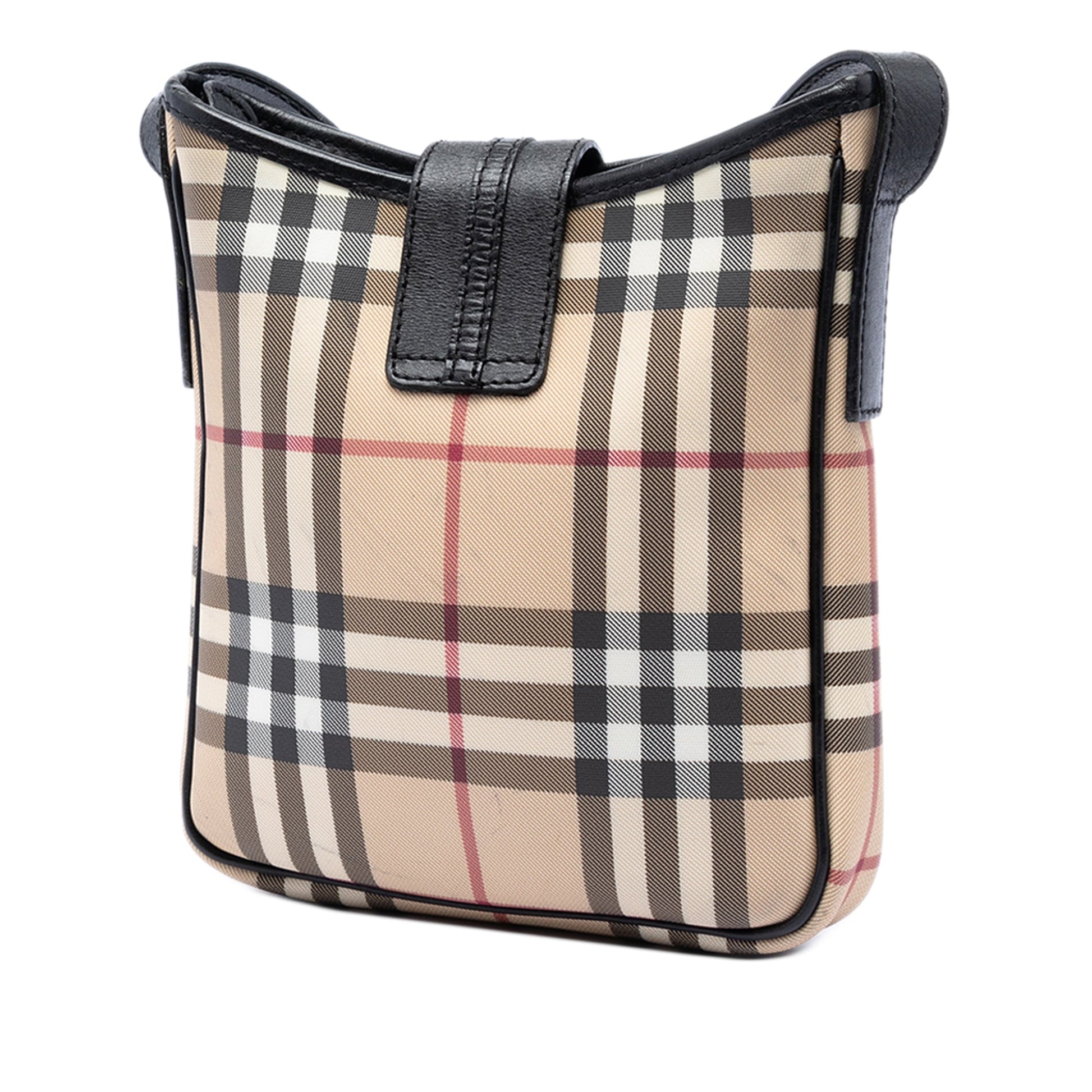 Burberry House Check Coated Canvas Crossbody