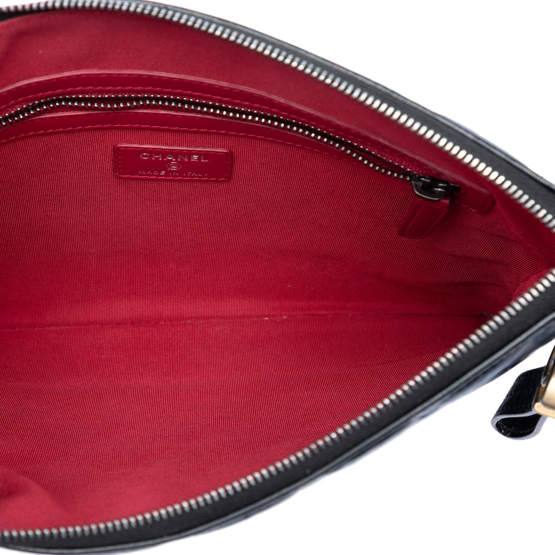Chanel Medium Aged Calfskin Gabrielle O Case Clutch