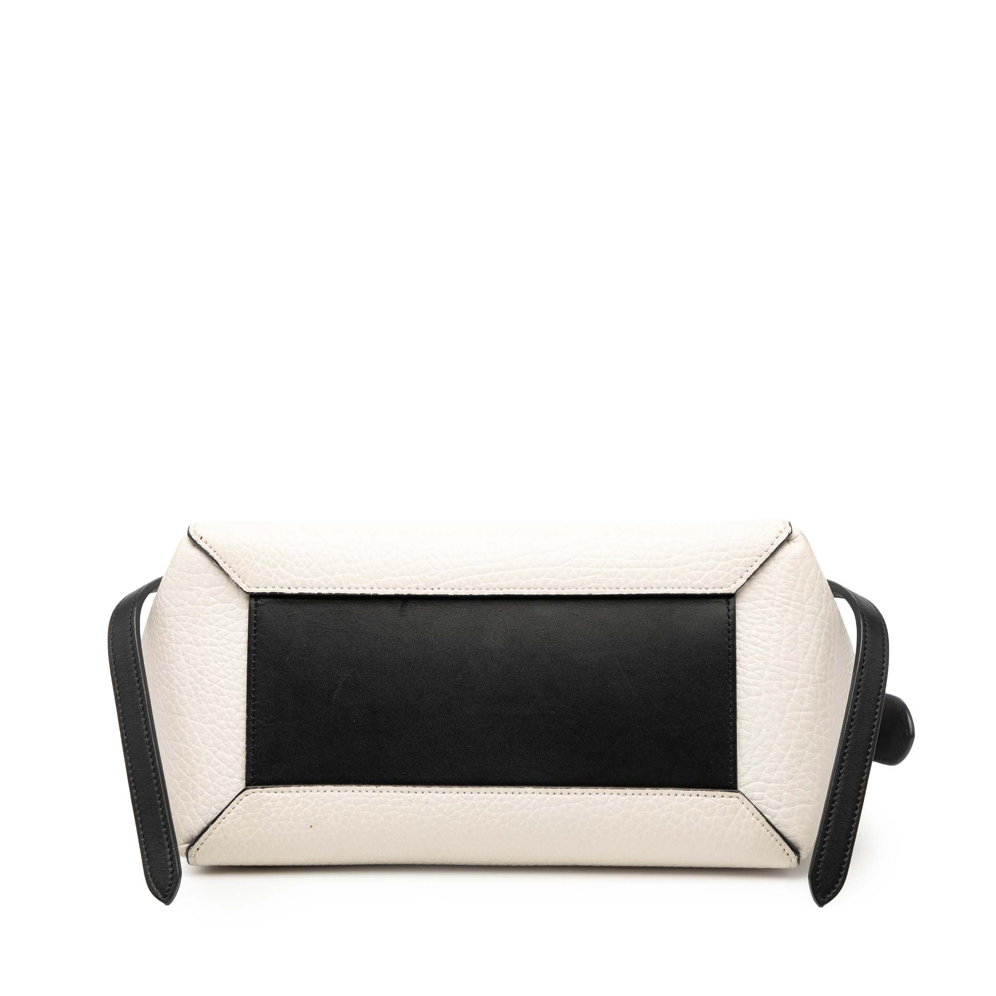 Celine Micro Bicolor Leather Belt Satchel