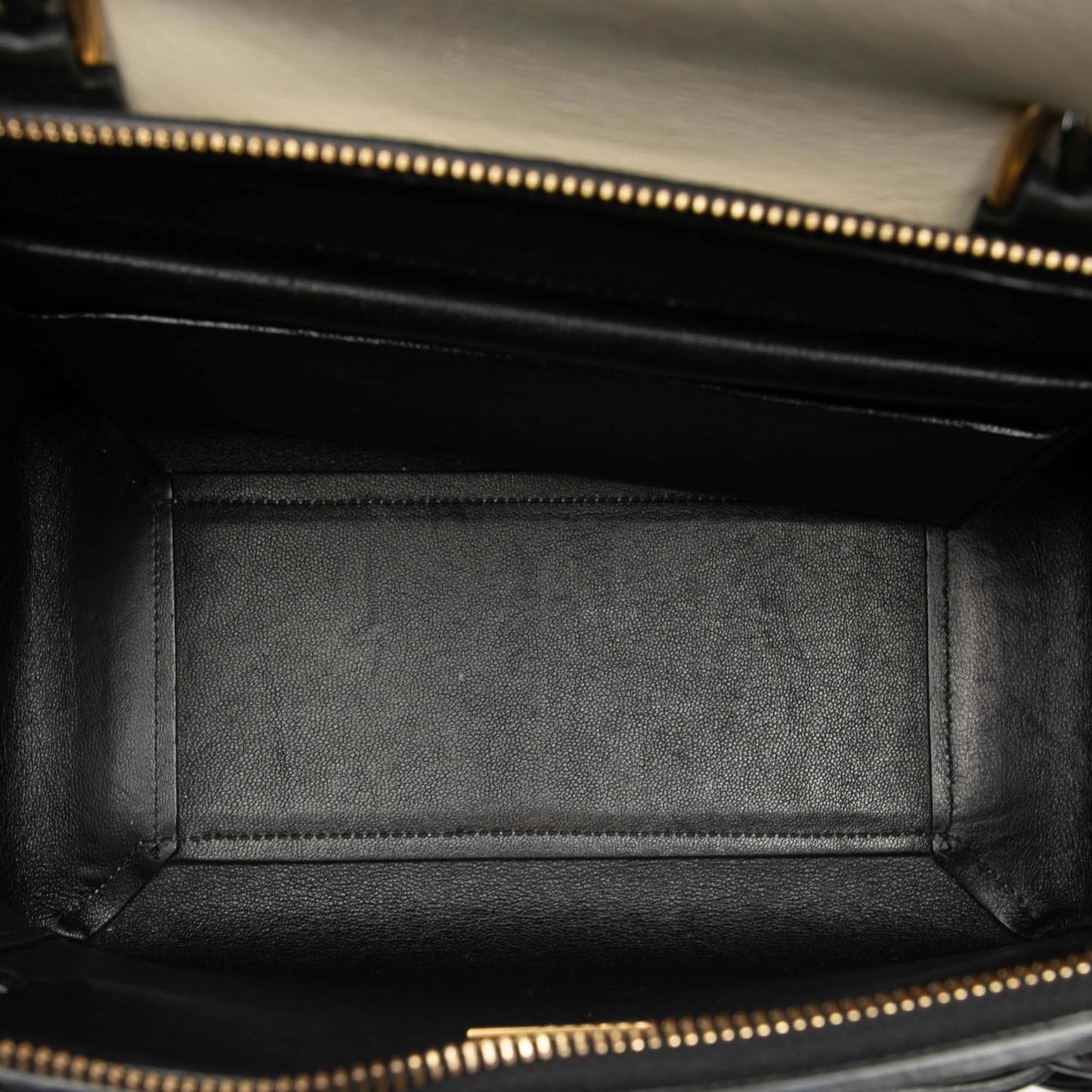 Celine Micro Bicolor Leather Belt Satchel