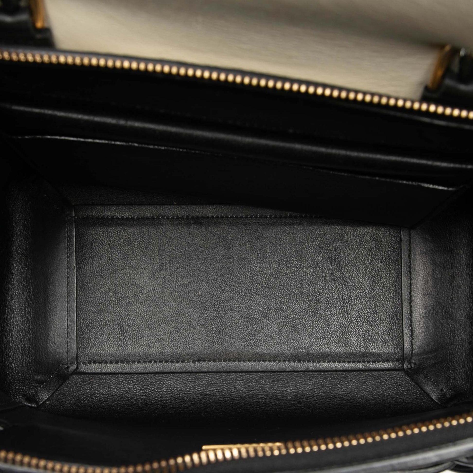 Celine Micro Bicolor Leather Belt Satchel