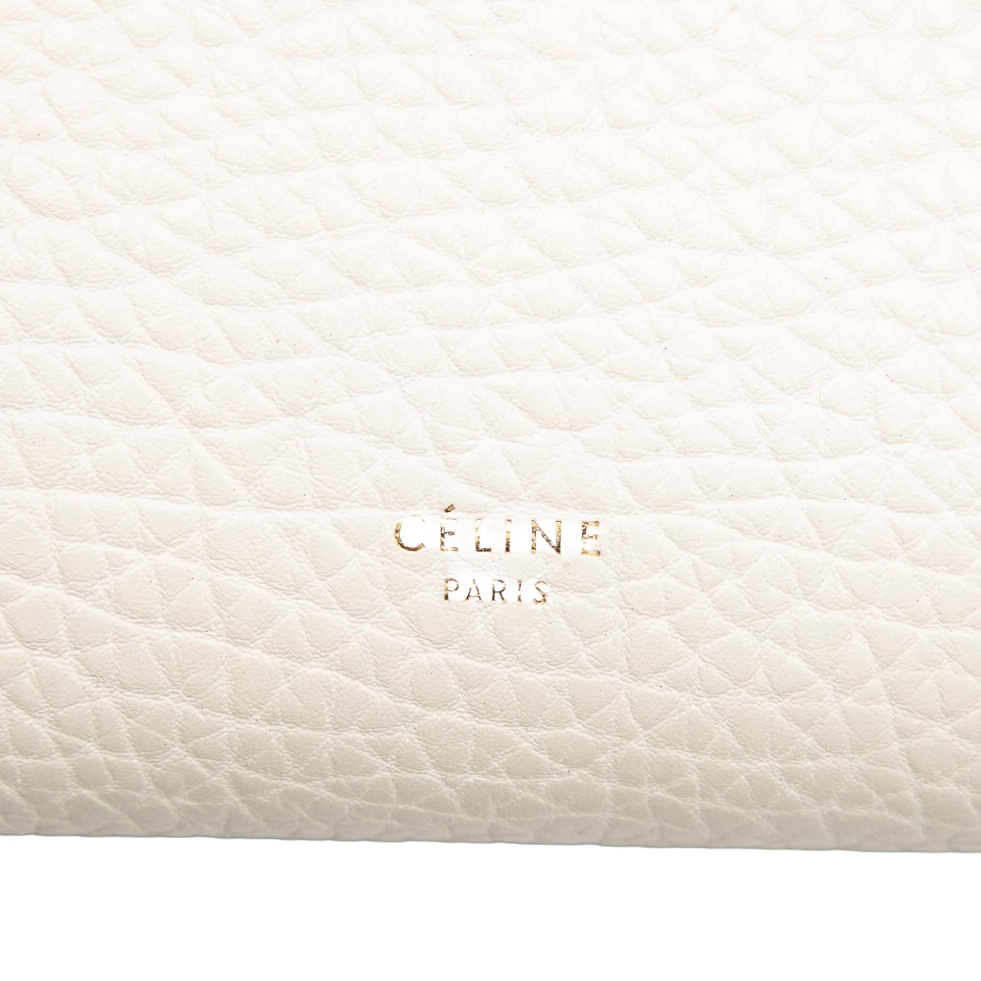 Celine Micro Bicolor Leather Belt Satchel