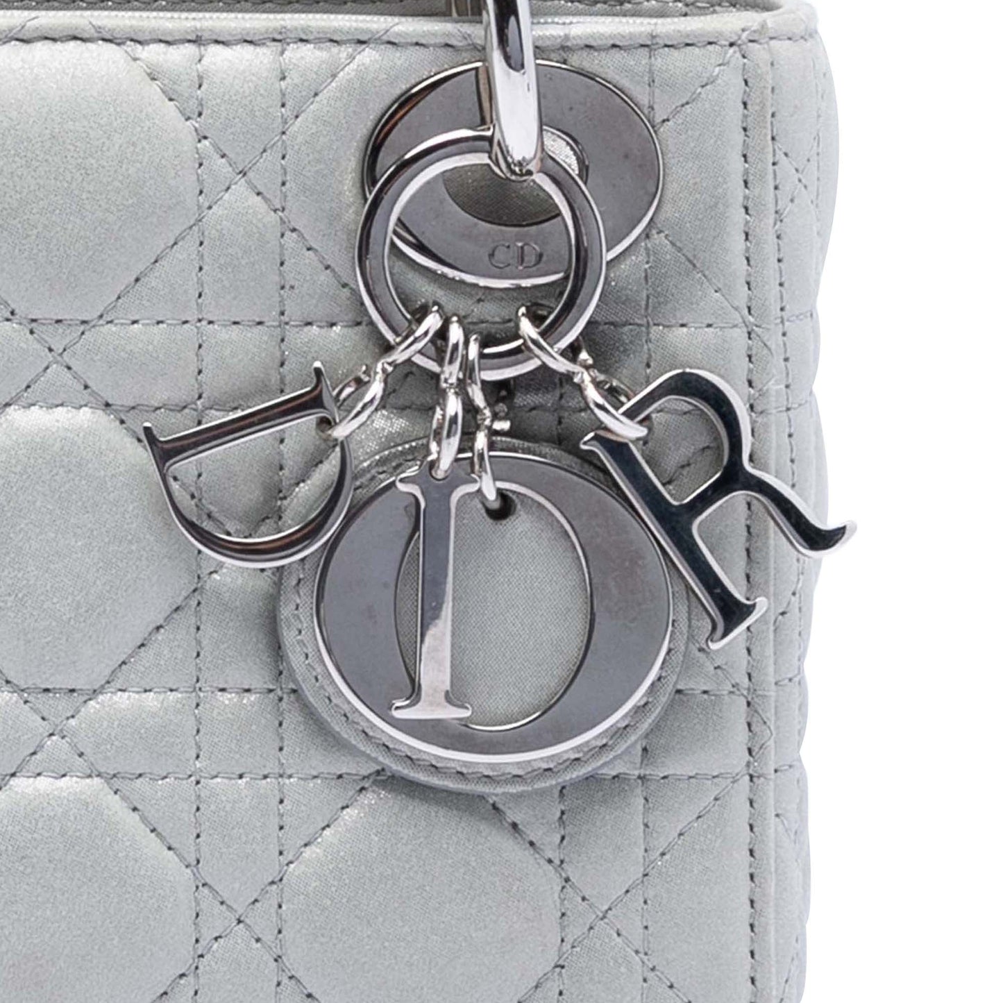 Dior Mini Iridescent Lambskin Cannage Lady Dior