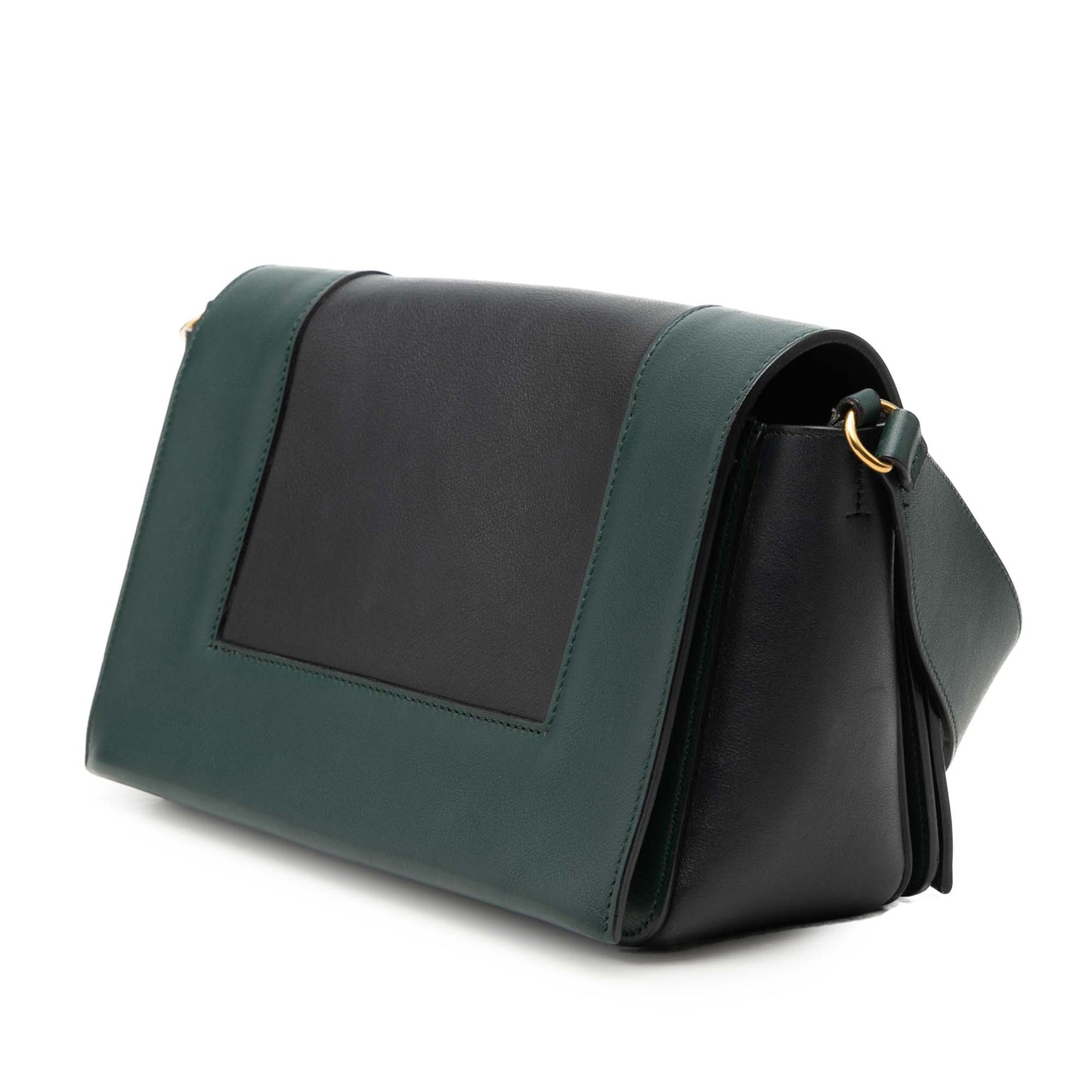 Celine Medium Shiny Smooth Calfskin Frame Shoulder Bag