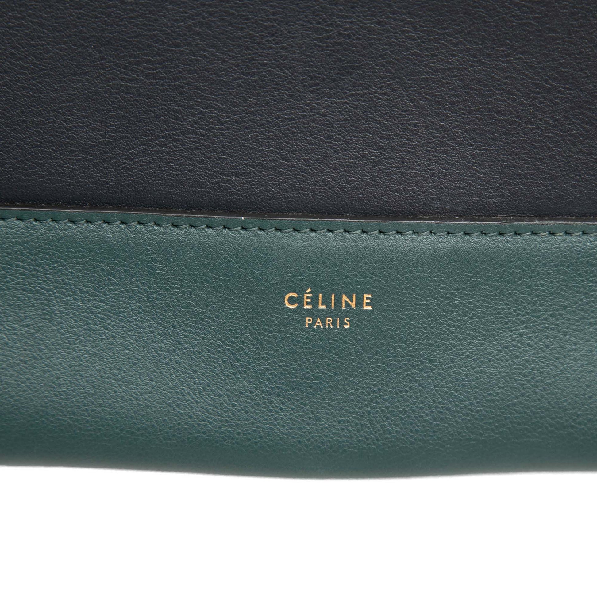 Celine Medium Shiny Smooth Calfskin Frame Shoulder Bag