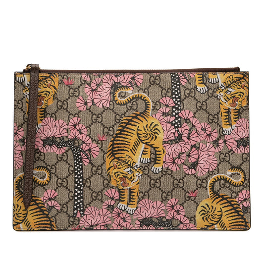 Gucci GG Supreme Bengal Clutch